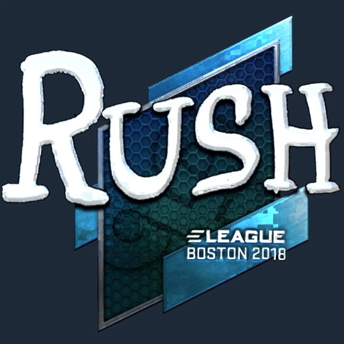 Sticker | RUSH (Foil) | Boston 2018