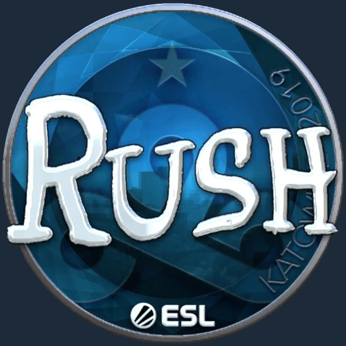 Sticker | RUSH (Foil) | Katowice 2019
