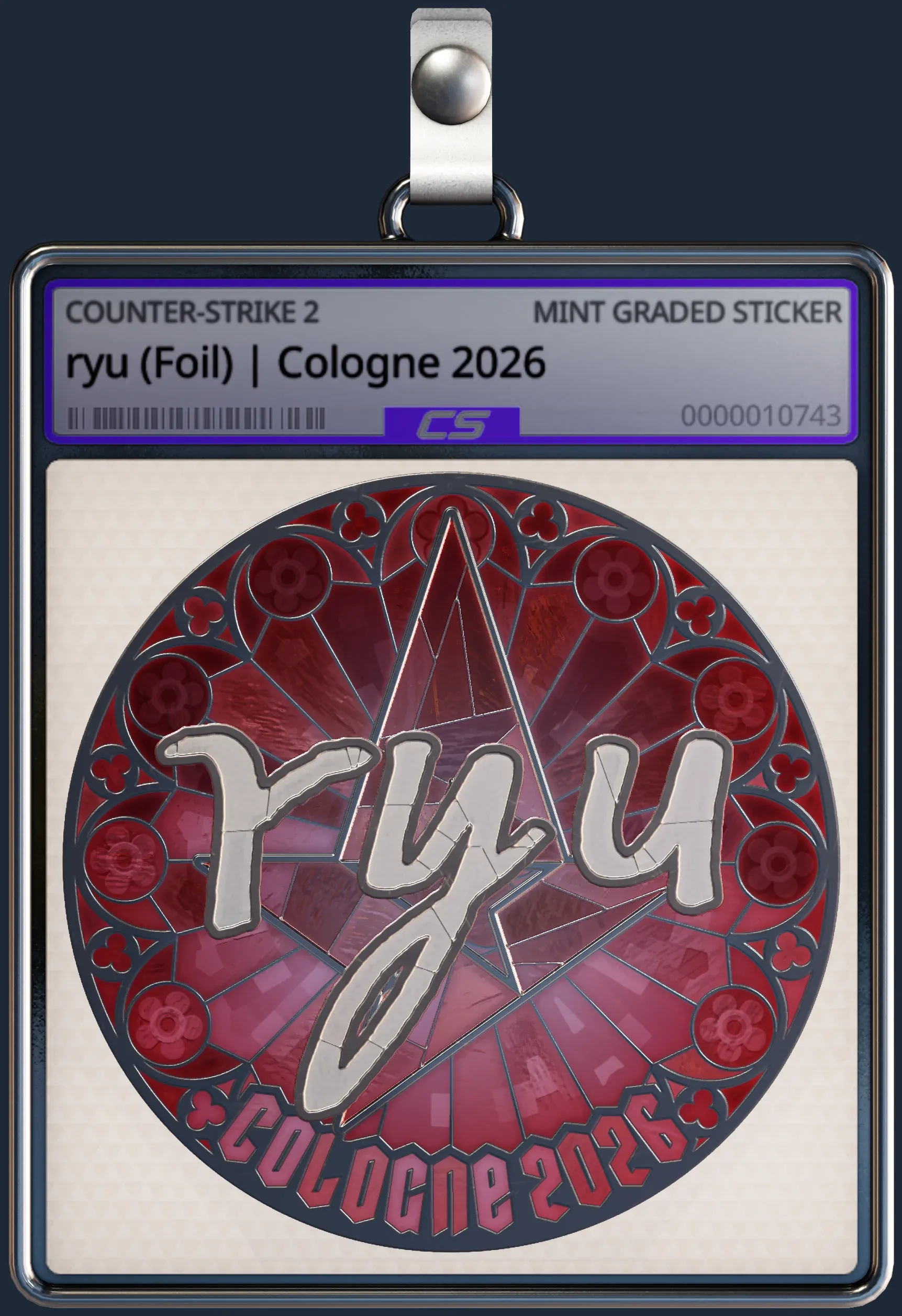 Sticker | ryu (Foil) | Cologne 2026 Sticker | ryu (Foil) | Cologne 2026