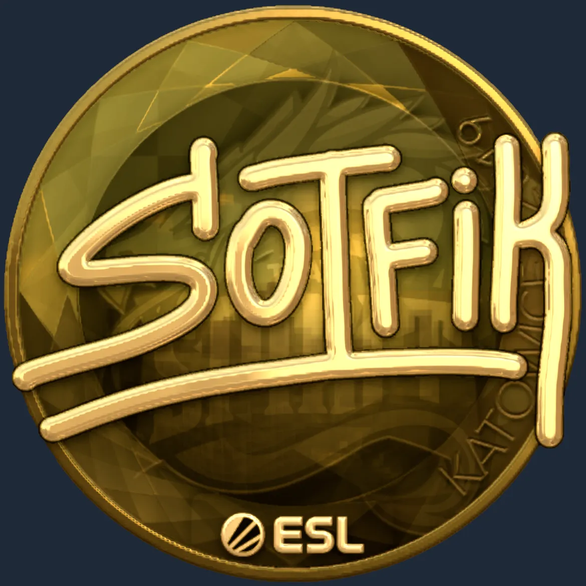 Sticker | S0tF1k (Gold) | Katowice 2019