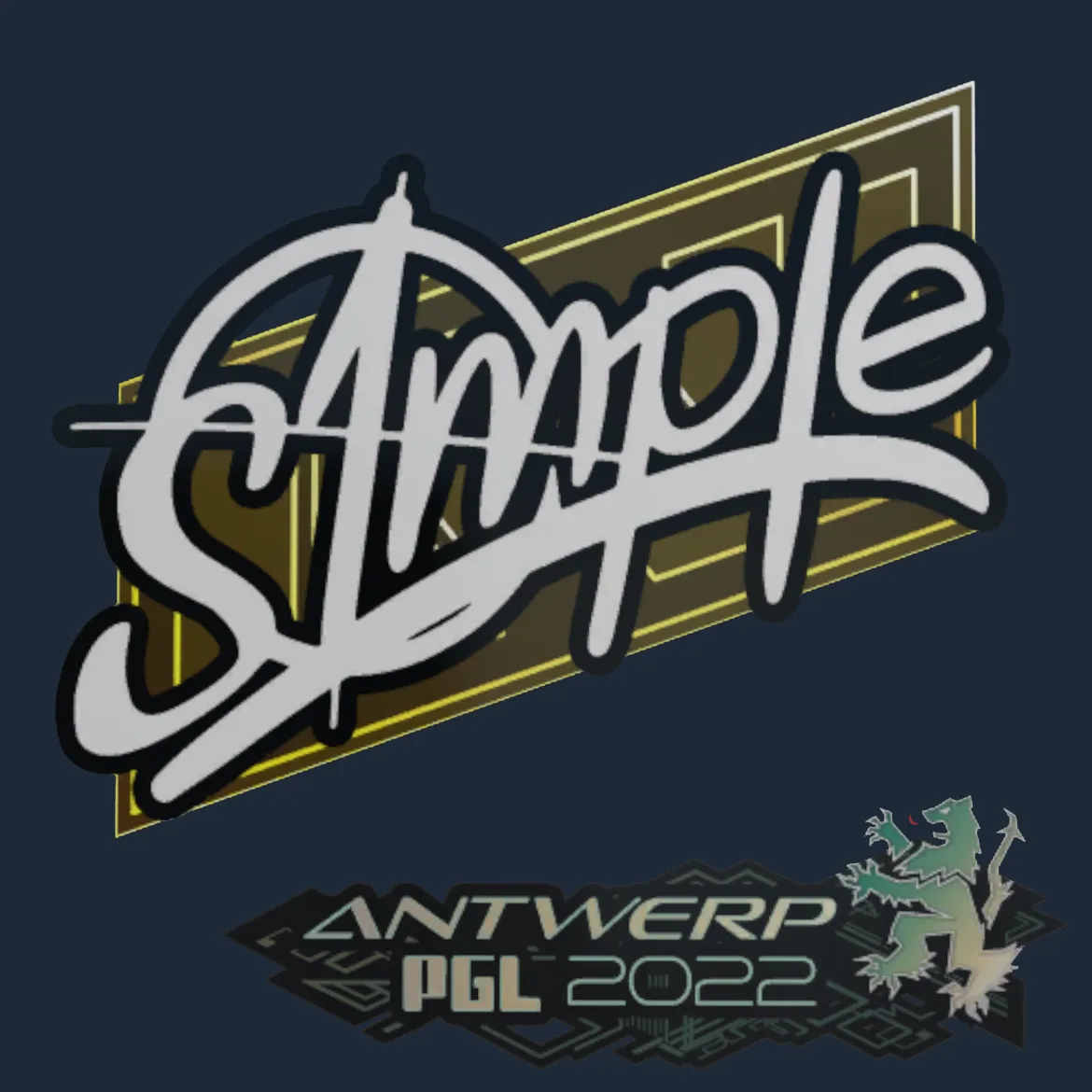 Sticker | s1mple | Antwerp 2022