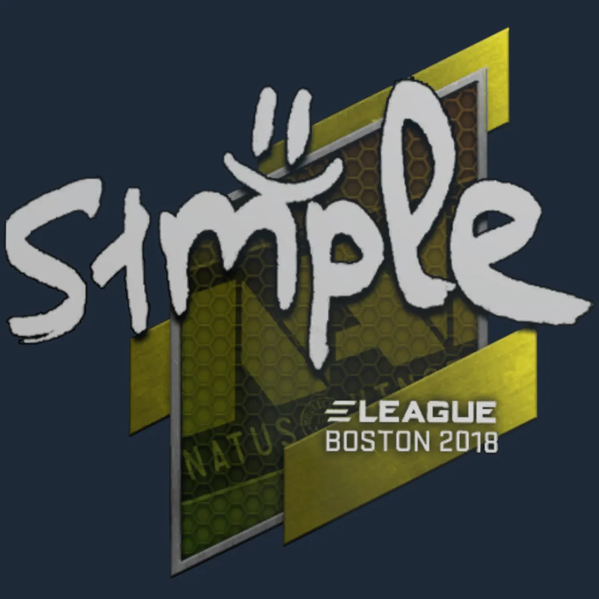 Sticker | s1mple | Boston 2018
