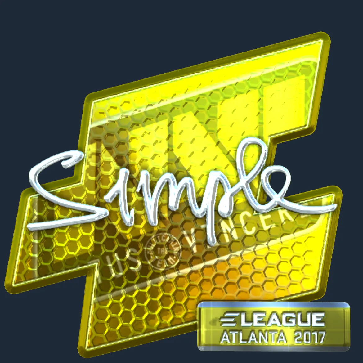 Sticker | s1mple (Foil) | Atlanta 2017