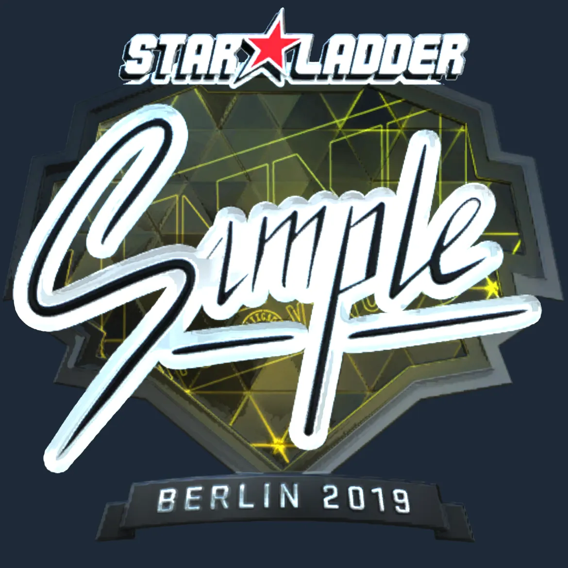 Sticker | s1mple (Foil) | Berlin 2019