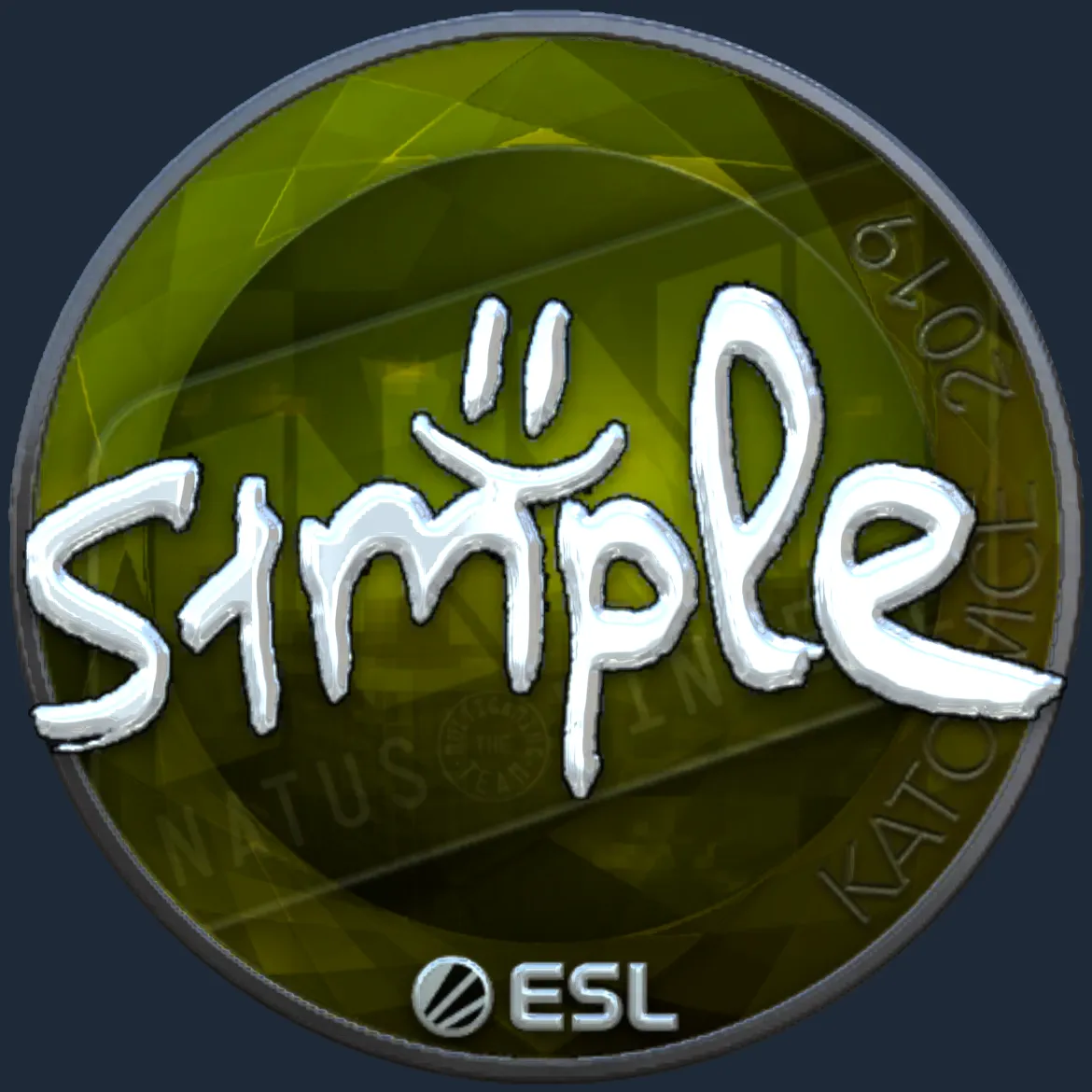 Sticker | s1mple (Foil) | Katowice 2019