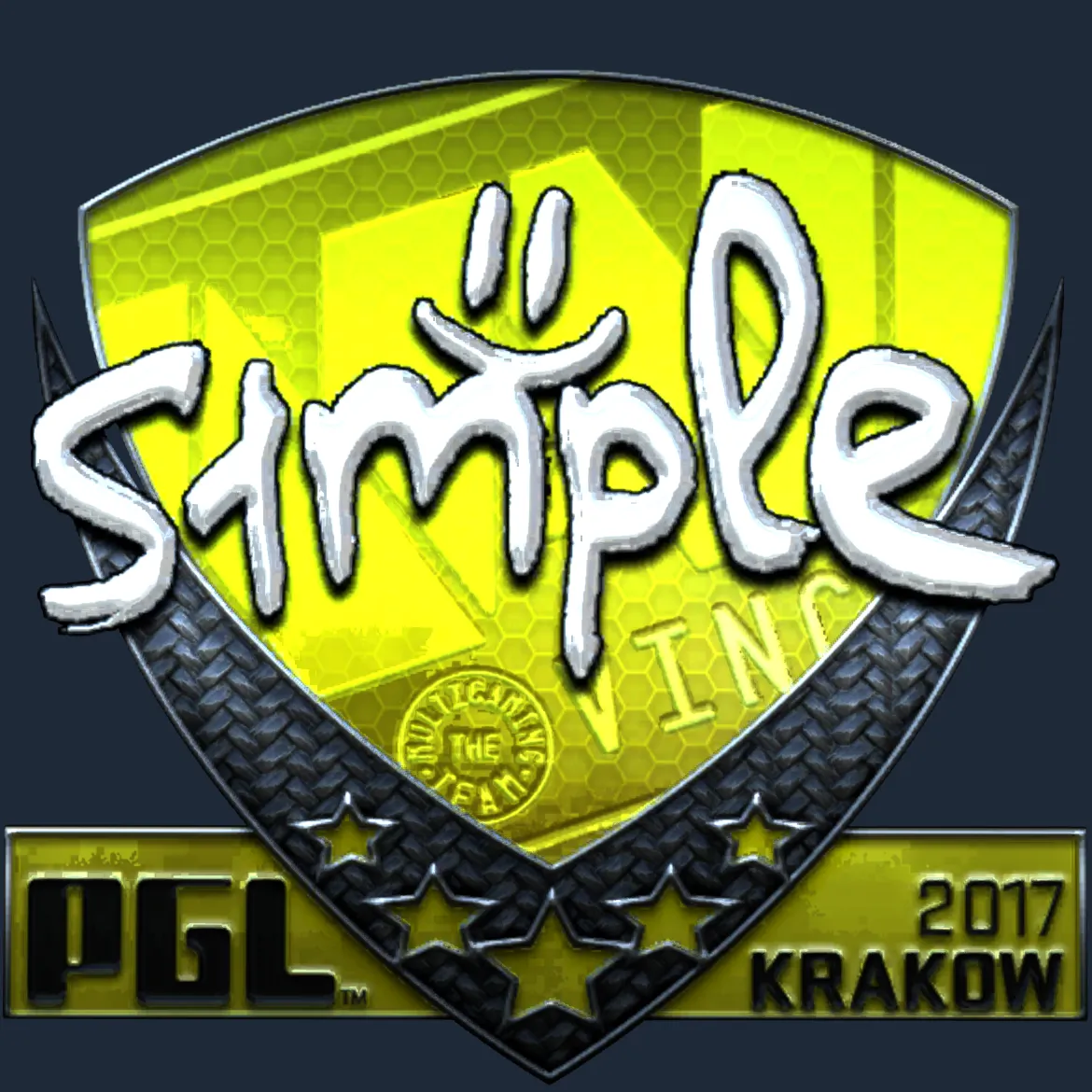 Sticker | s1mple (Foil) | Krakow 2017