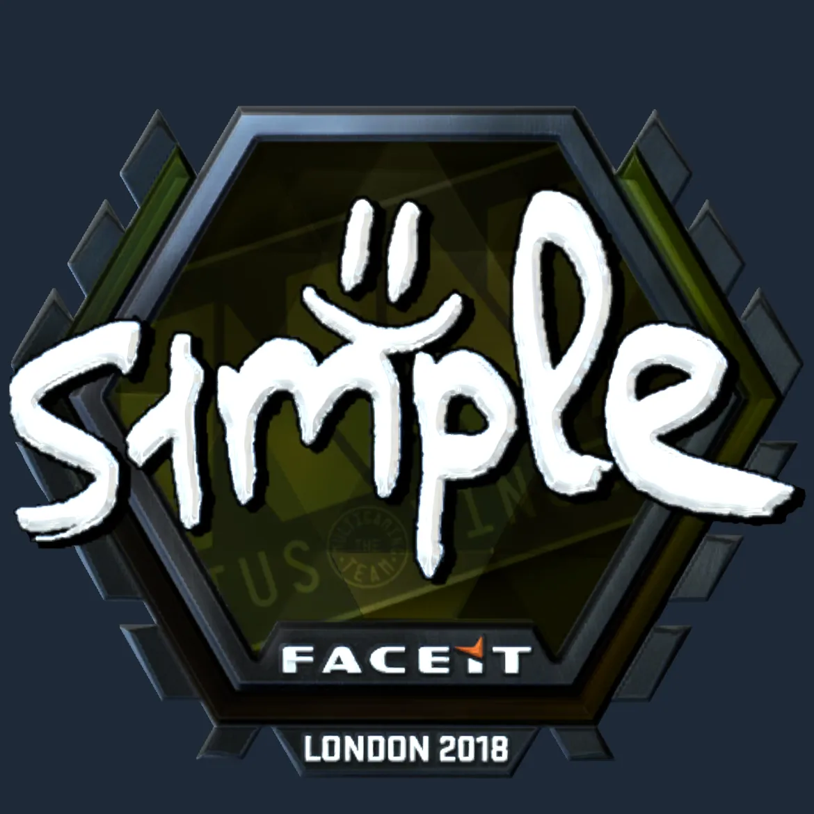 Sticker | s1mple (Foil) | London 2018