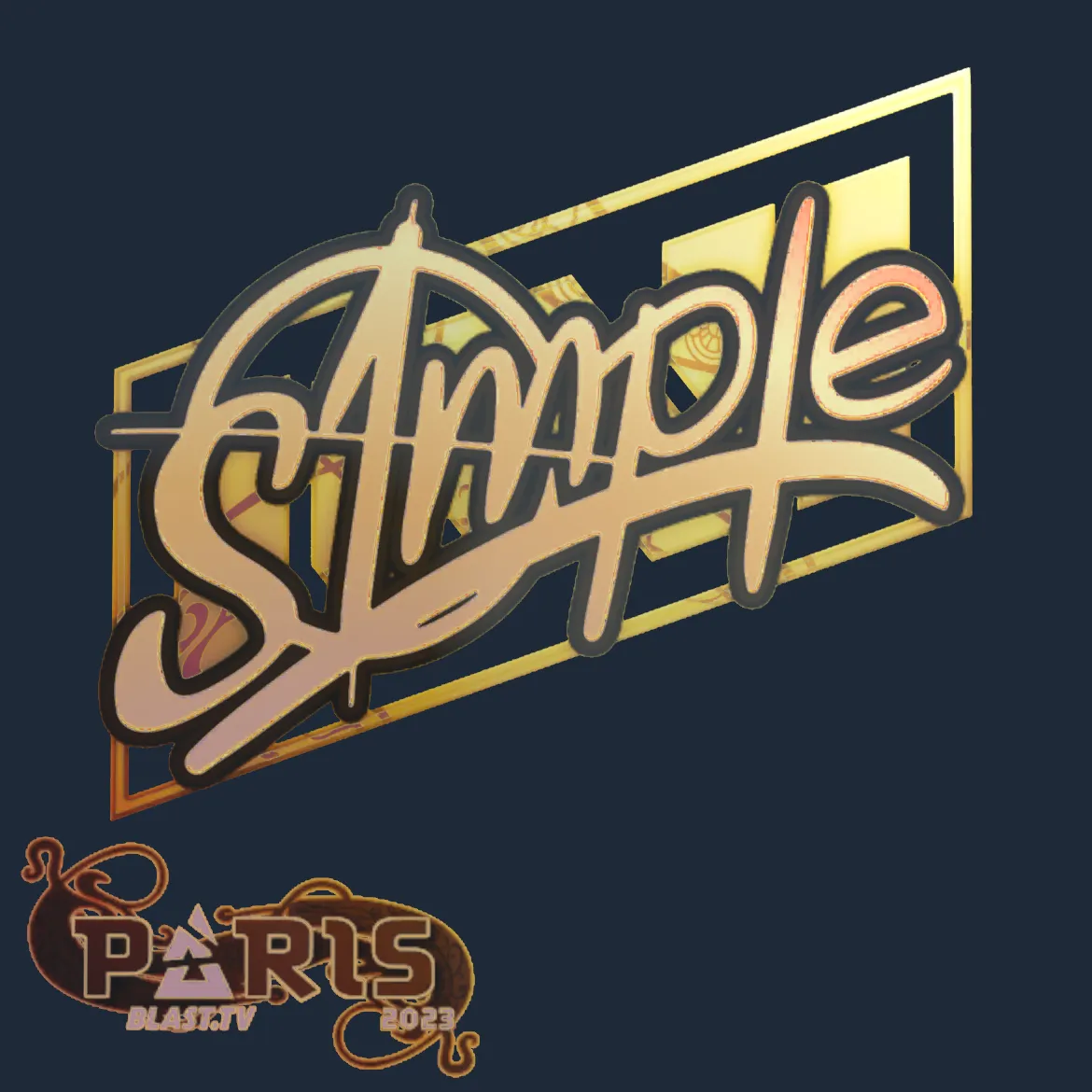 Sticker | s1mple (Holo) | Paris 2023