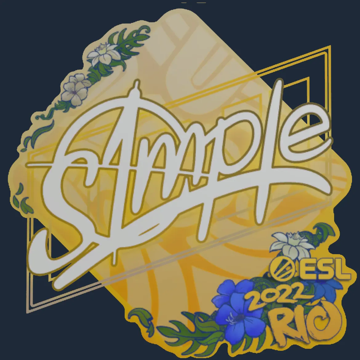 Sticker | s1mple | Rio 2022