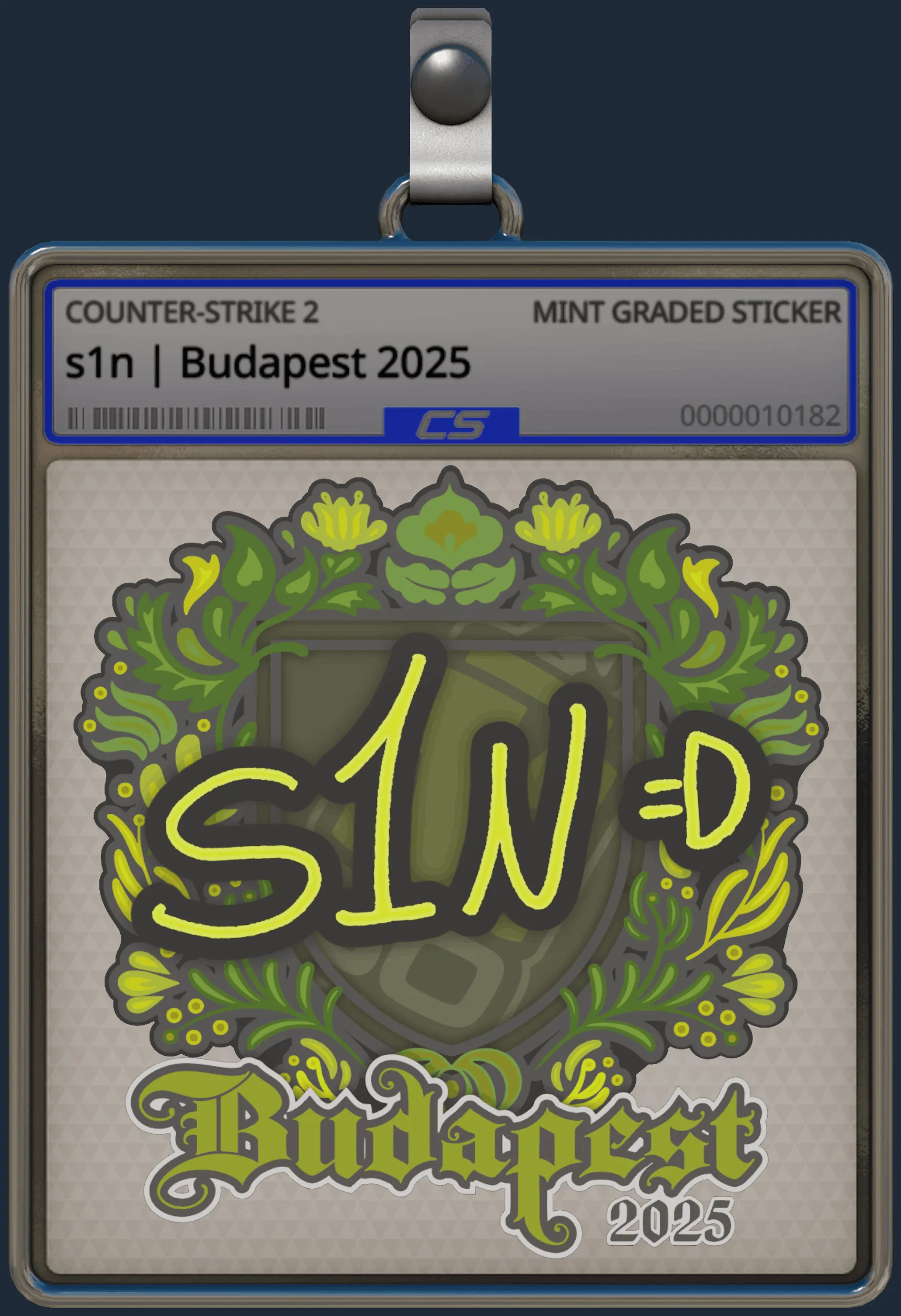 Sticker | s1n | Budapest 2025