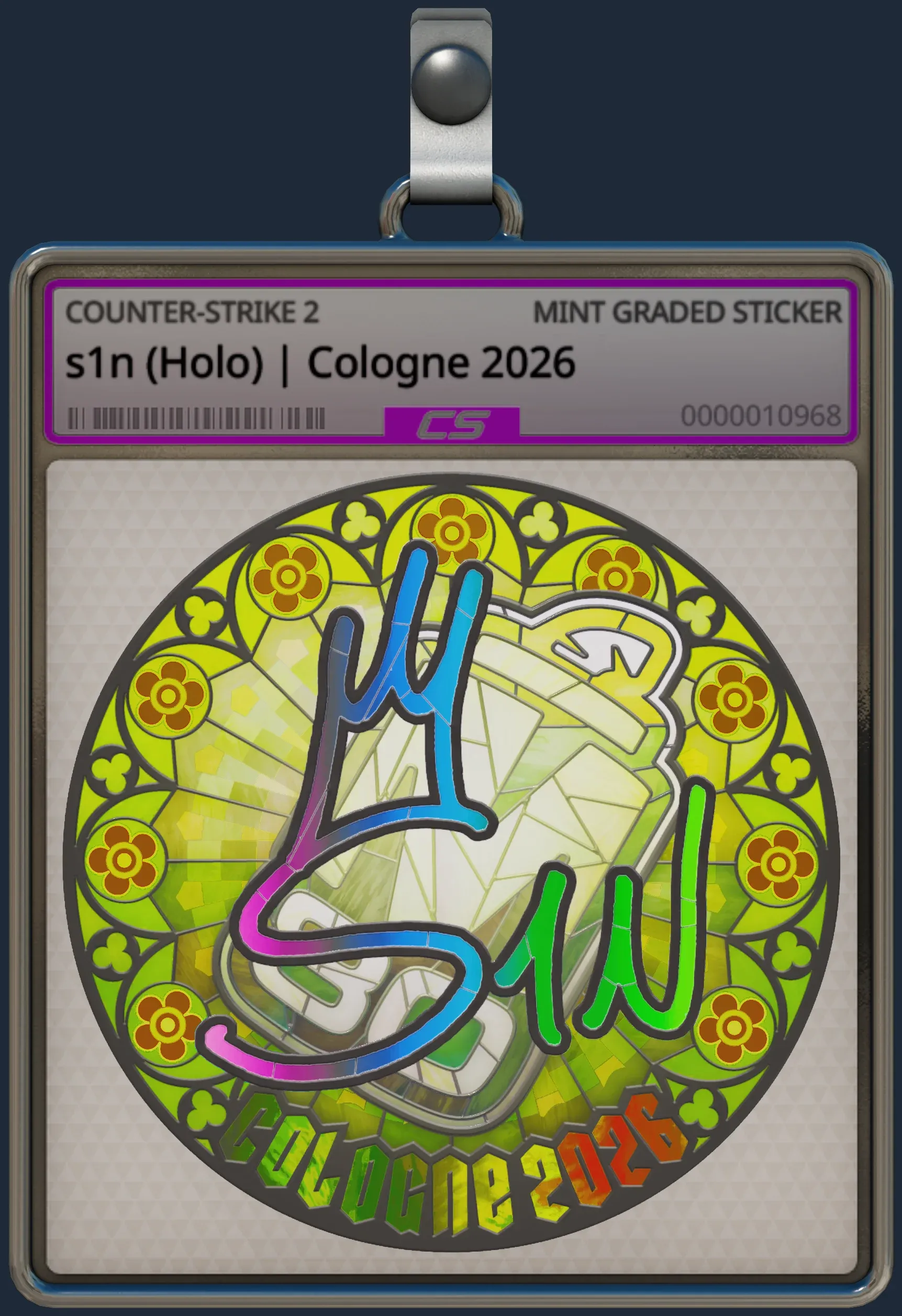 Sticker | s1n (Holo) | Cologne 2026