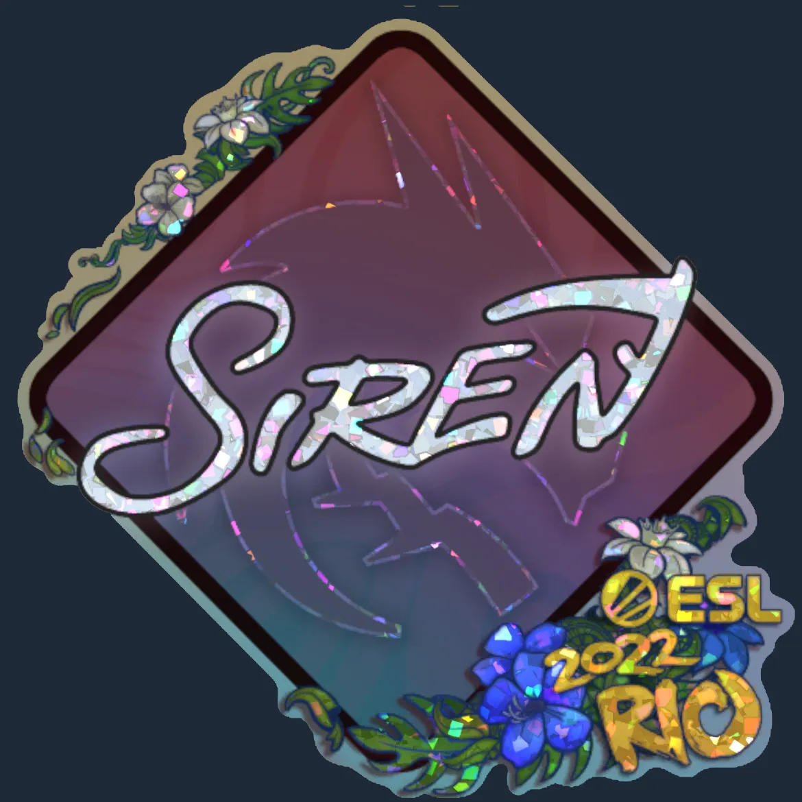 Sticker | S1ren (Glitter) | Rio 2022