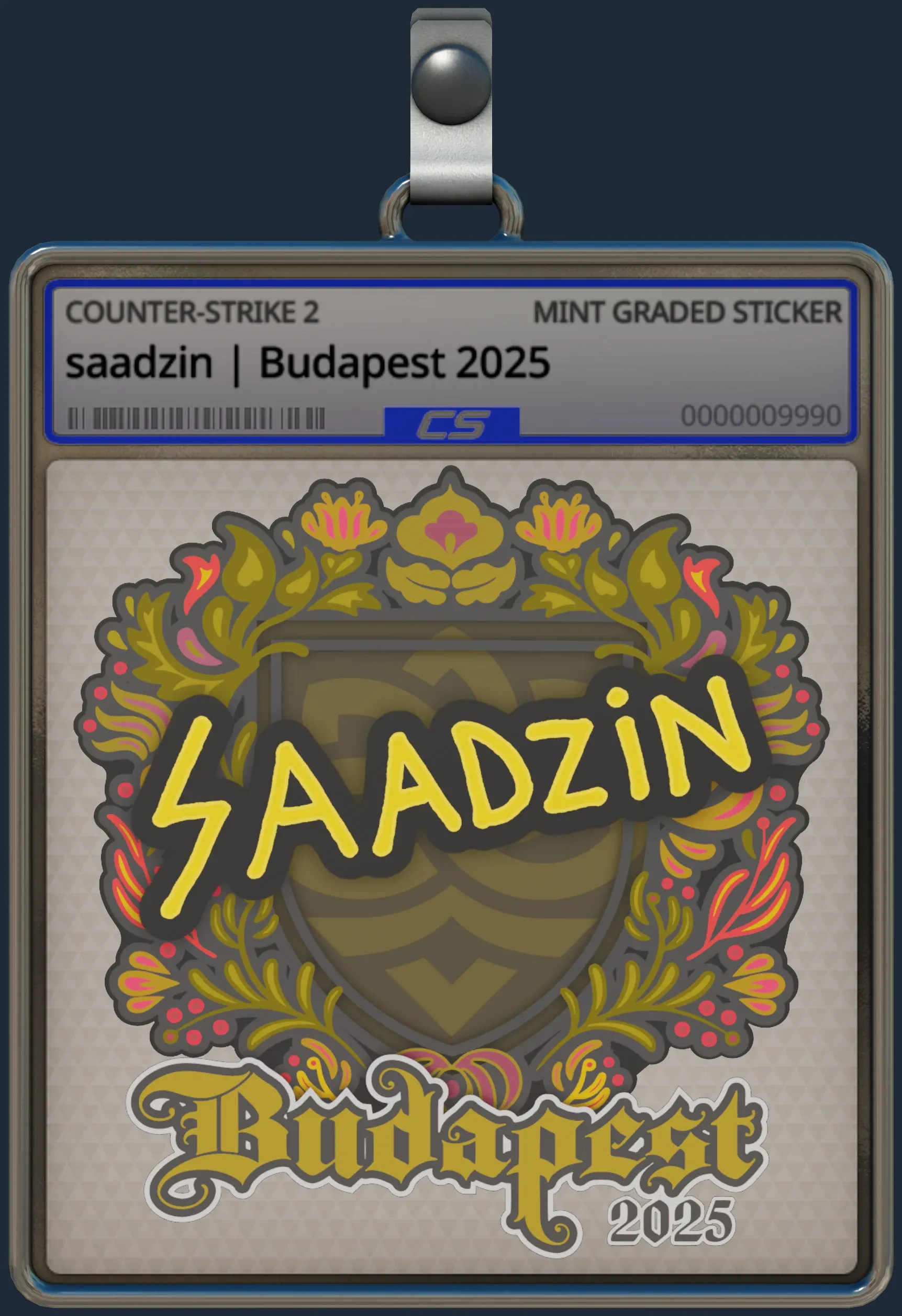 Sticker | saadzin | Budapest 2025