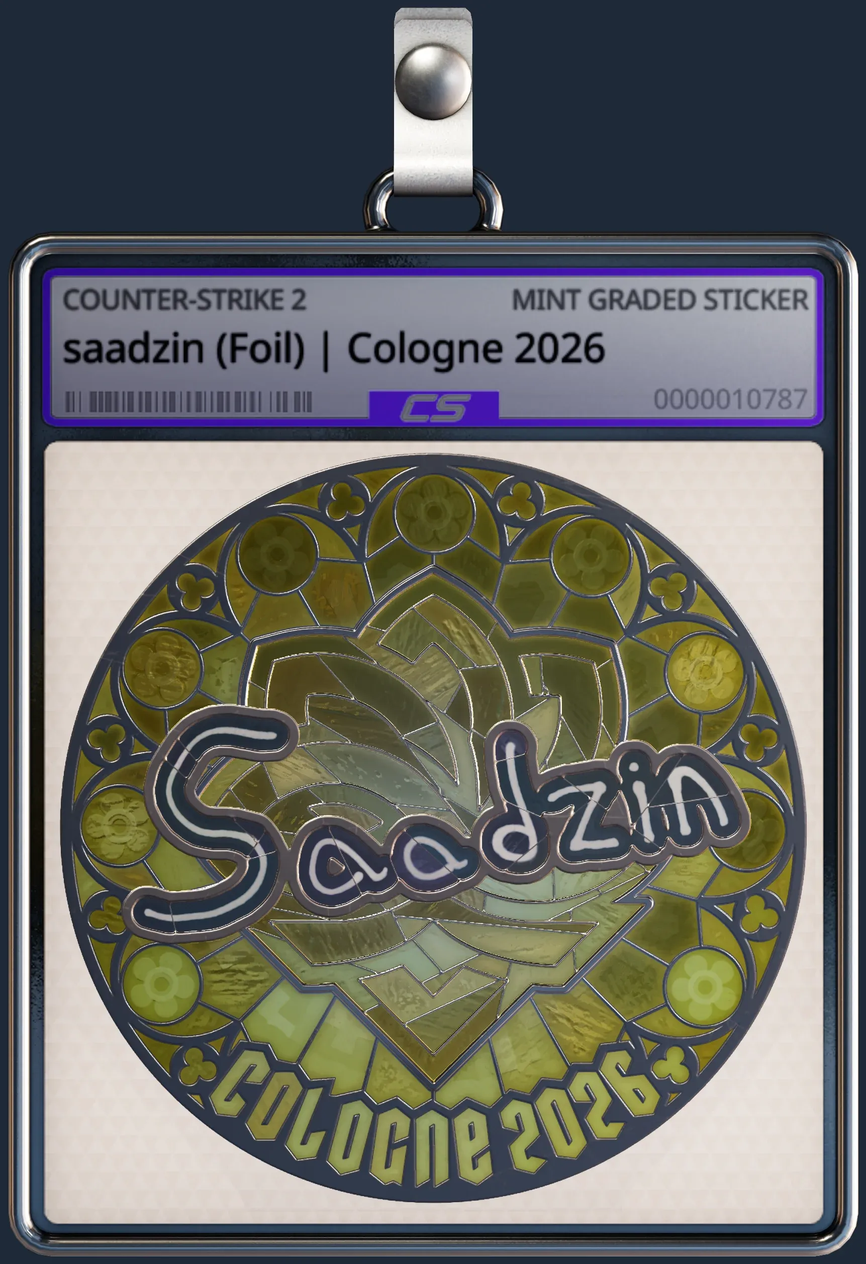 Sticker | saadzin (Foil) | Cologne 2026 Sticker | saadzin (Foil) | Cologne 2026