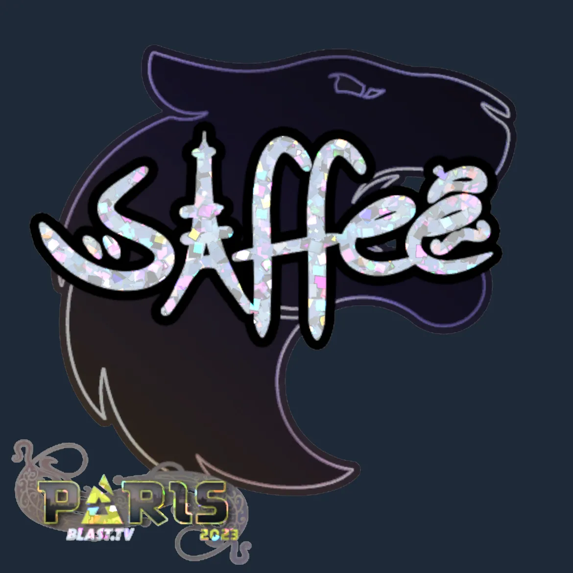 Sticker | saffee (Glitter) | Paris 2023