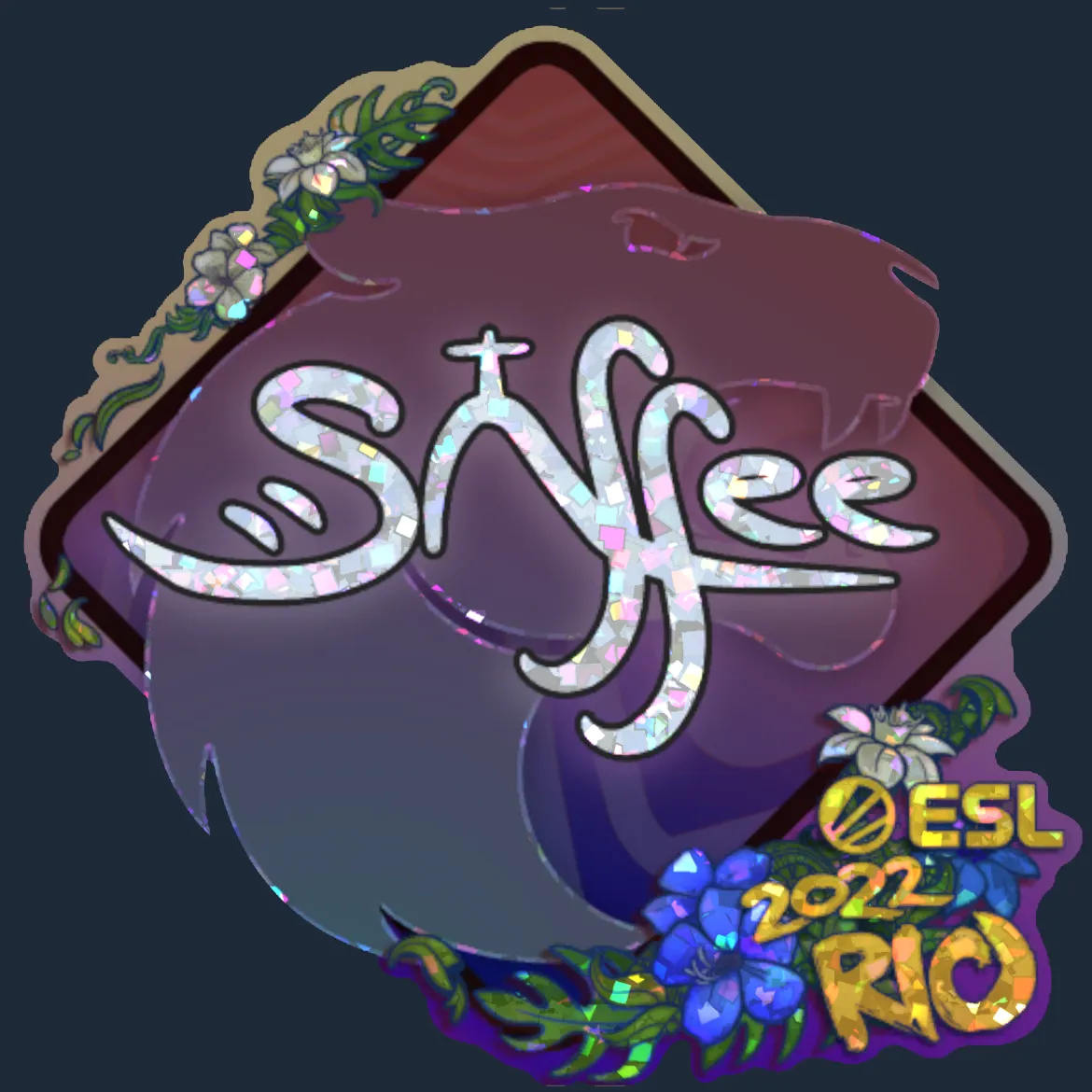 Sticker | saffee (Glitter) | Rio 2022