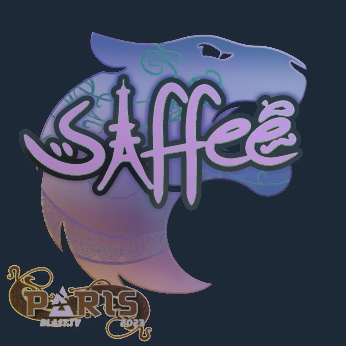 Sticker | saffee (Holo) | Paris 2023