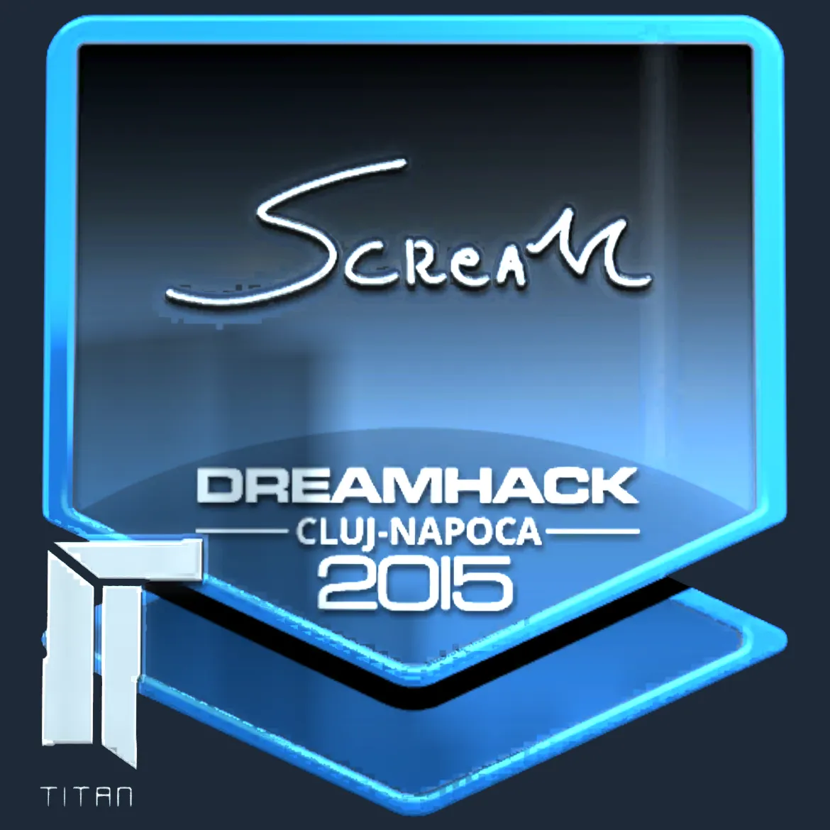 Sticker | ScreaM (Foil) | Cluj-Napoca 2015