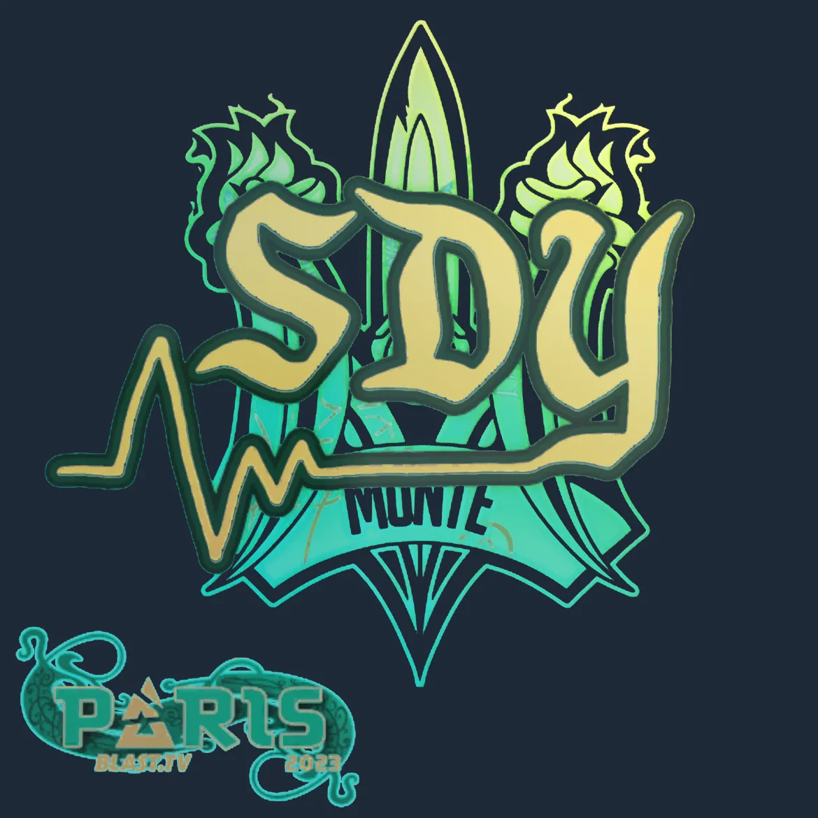 Sticker | sdy (Holo) | Paris 2023
