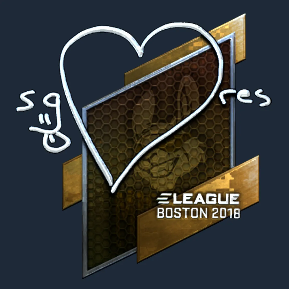 Sticker | seang@res (Foil) | Boston 2018