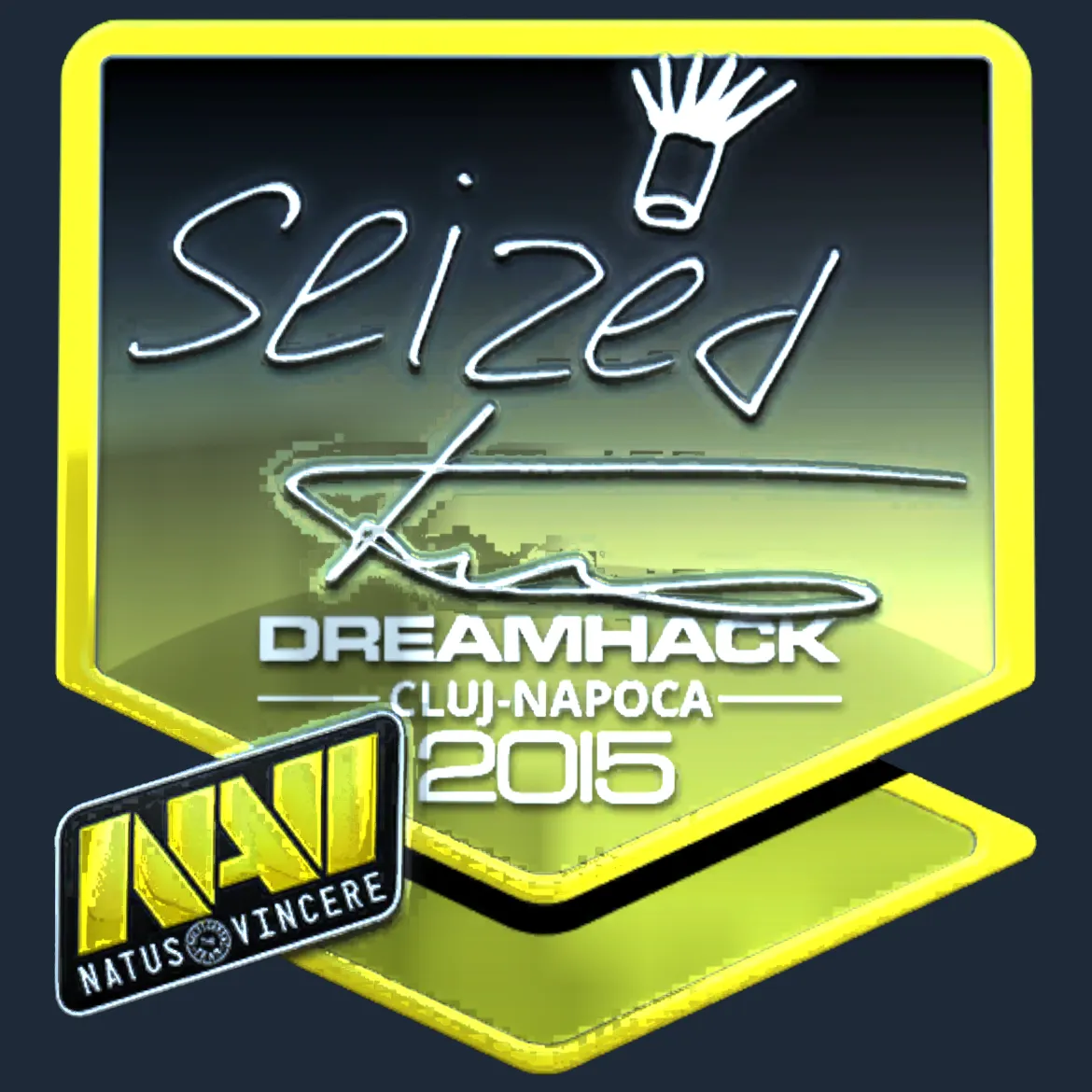 Sticker | seized (Foil) | Cluj-Napoca 2015