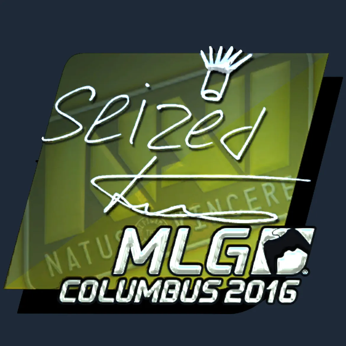 Sticker | seized (Foil) | MLG Columbus 2016