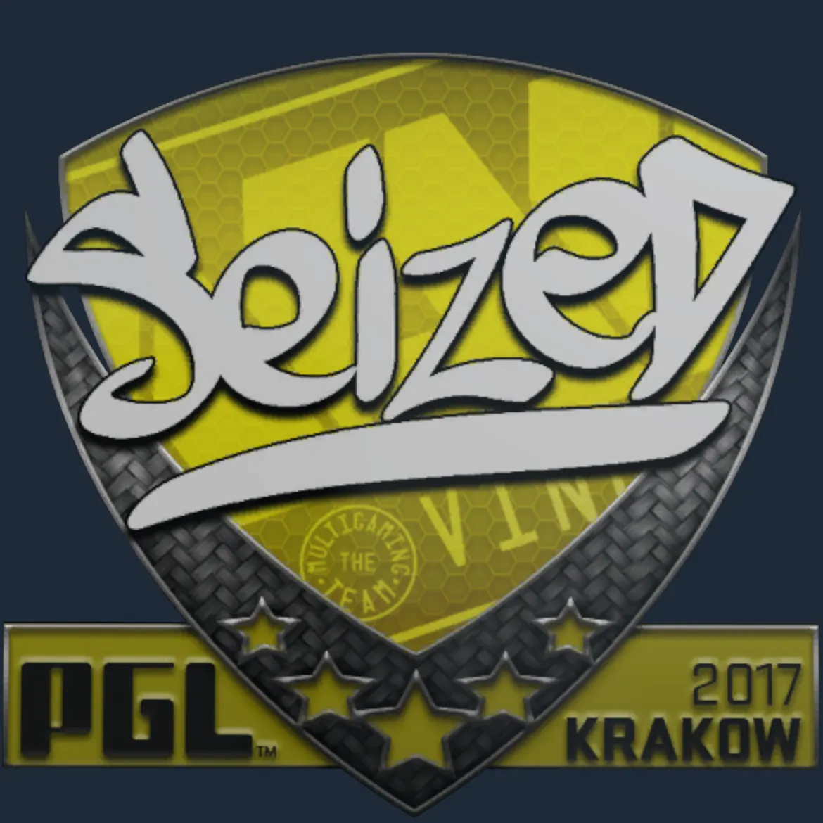 Sticker | seized | Krakow 2017