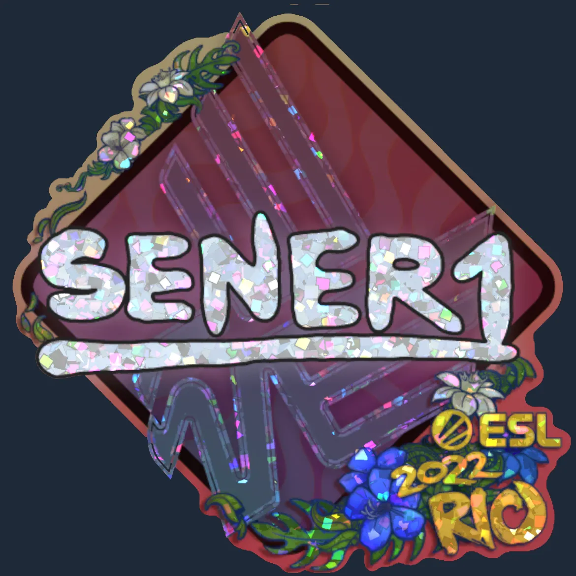 Sticker | SENER1 (Glitter) | Rio 2022