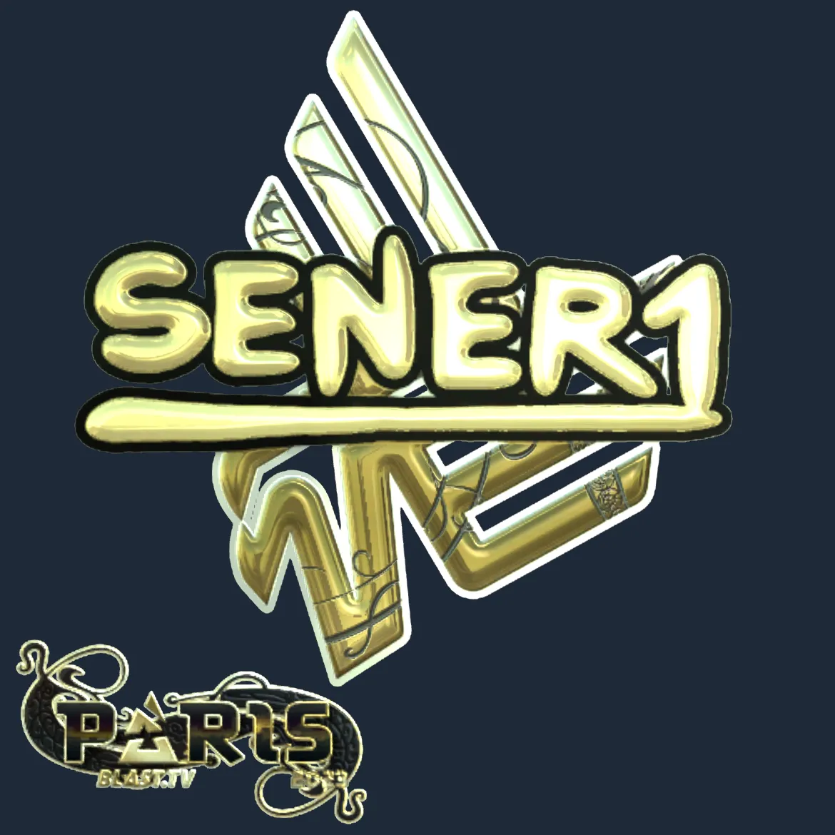 Sticker | SENER1 (Gold) | Paris 2023