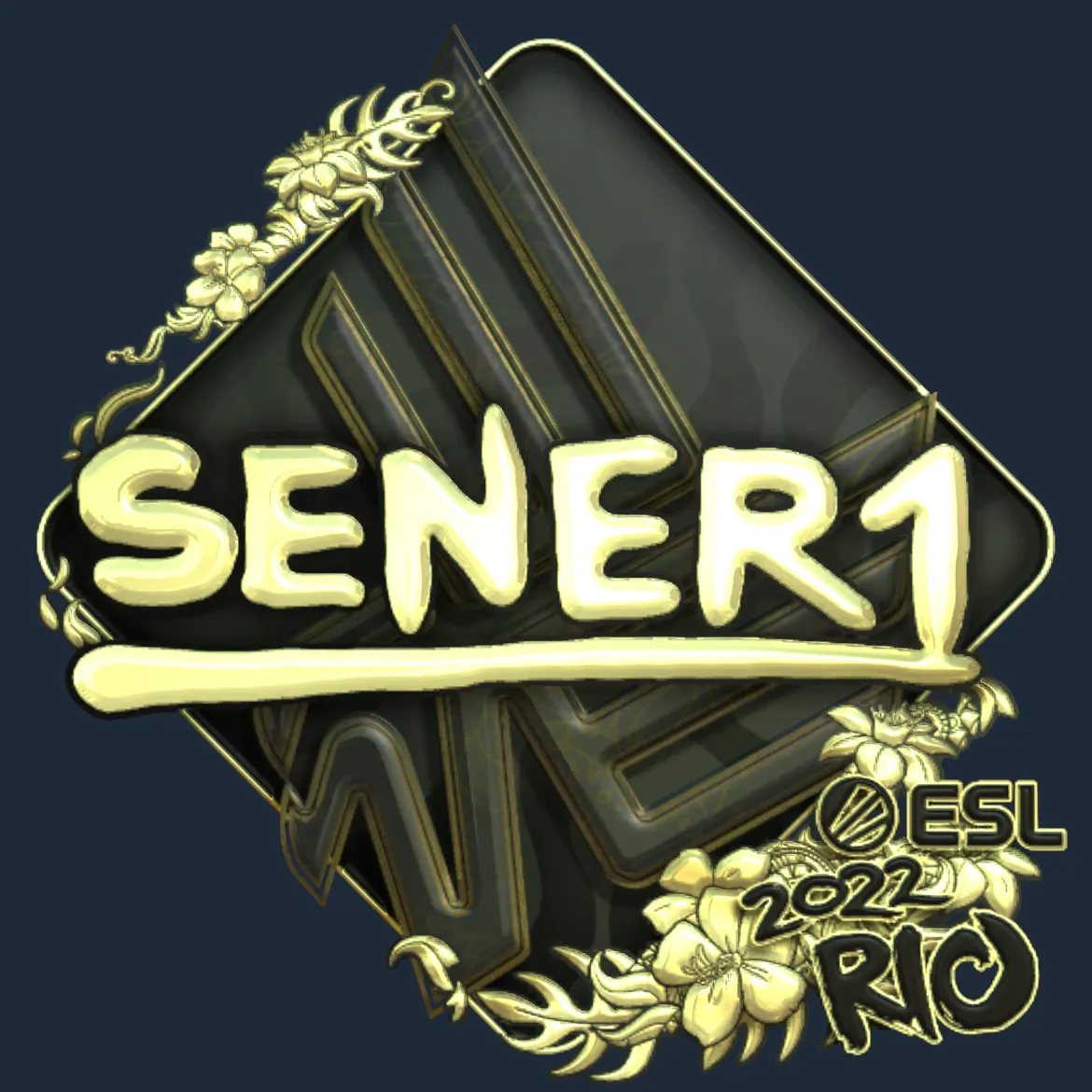 Sticker | SENER1 (Gold) | Rio 2022