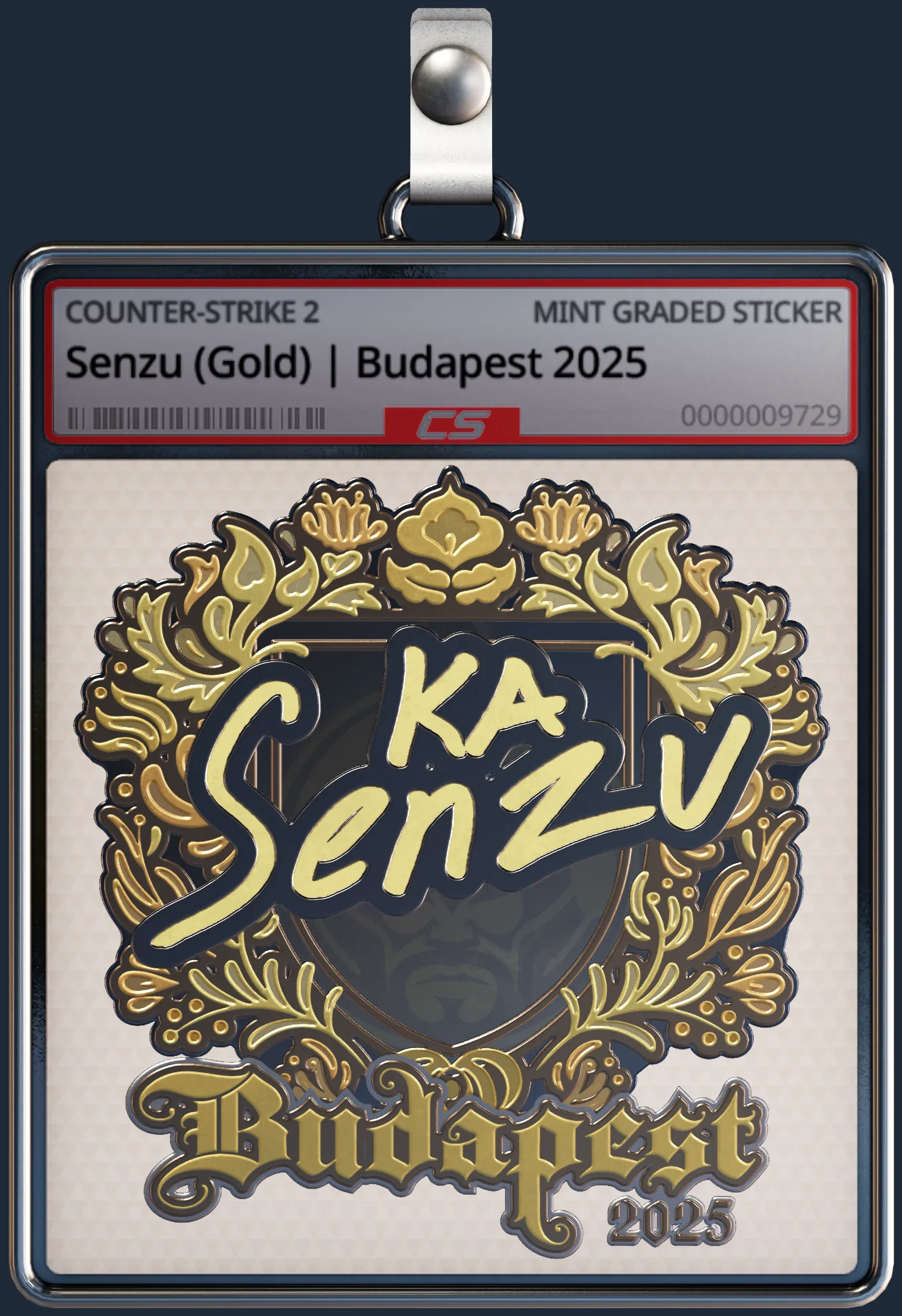 Купить Наклейка | Senzu (золотая) | Будапешт-2025 по цене от 238 ...