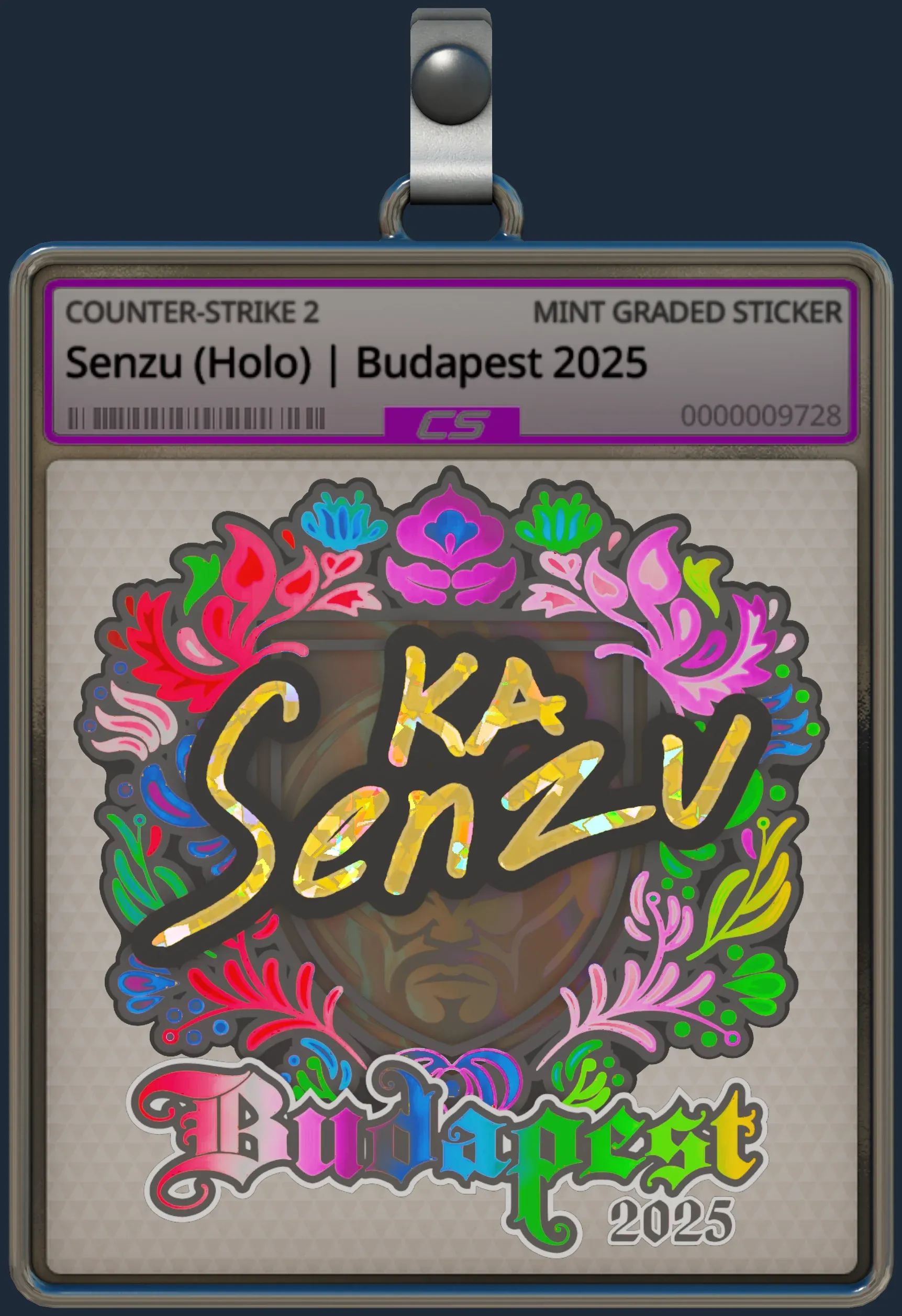 Sticker | Senzu (Holo) | Budapest 2025