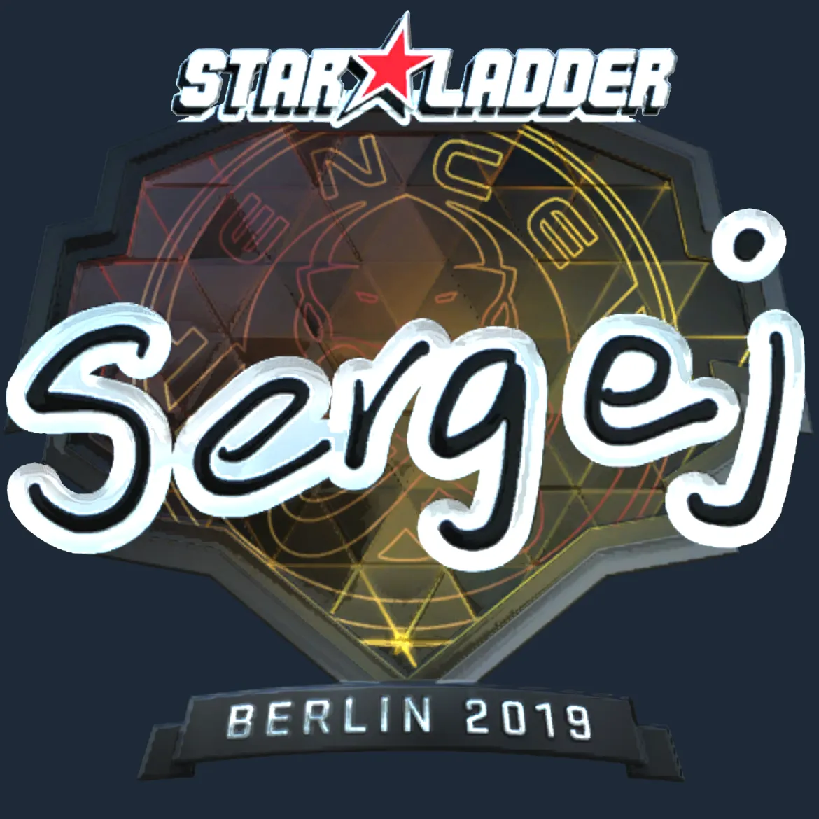Sticker | sergej (Foil) | Berlin 2019