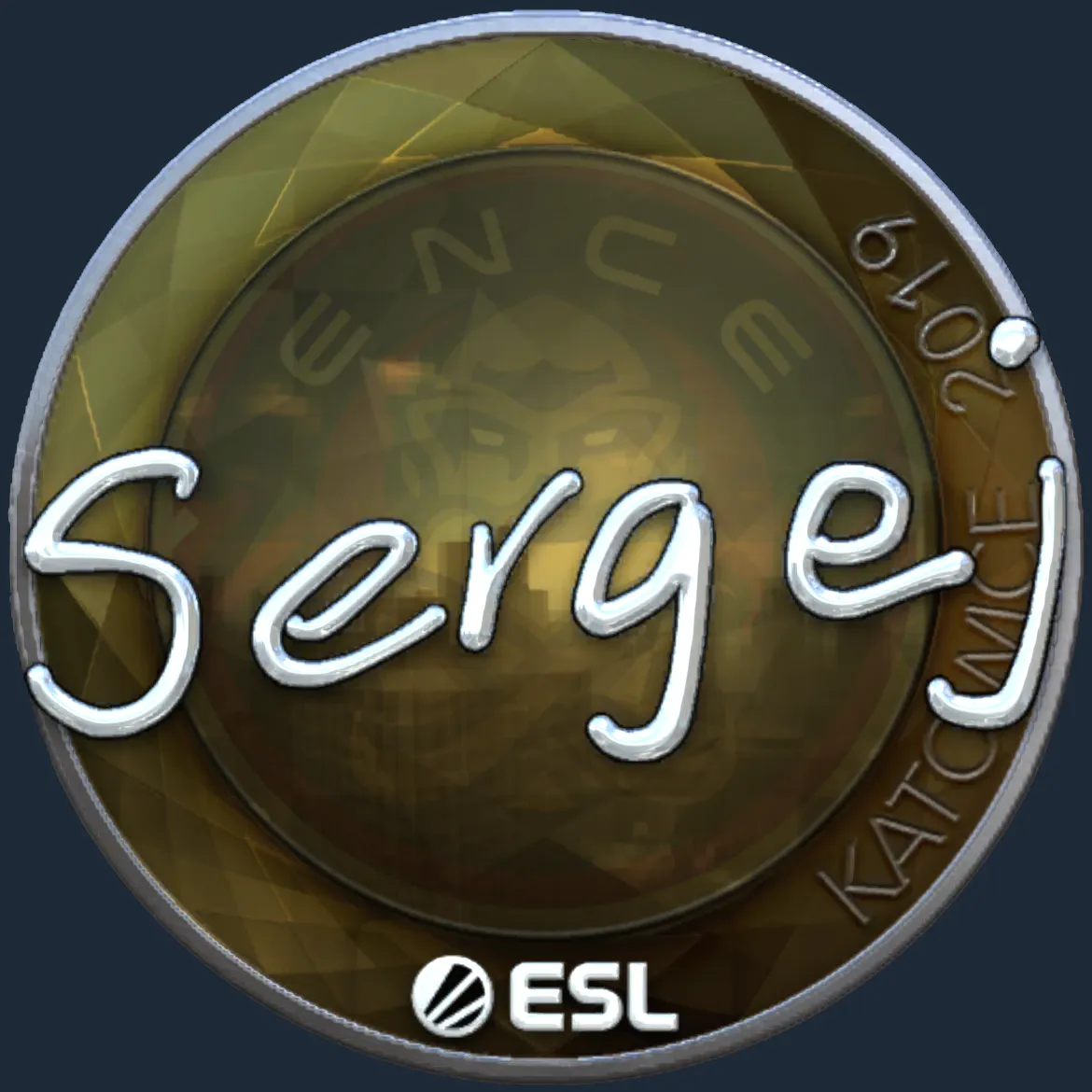 Sticker | sergej (Foil) | Katowice 2019