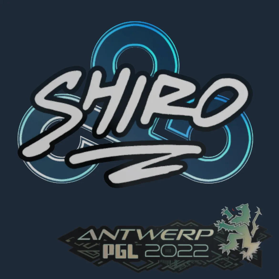 Sticker | sh1ro | Antwerp 2022