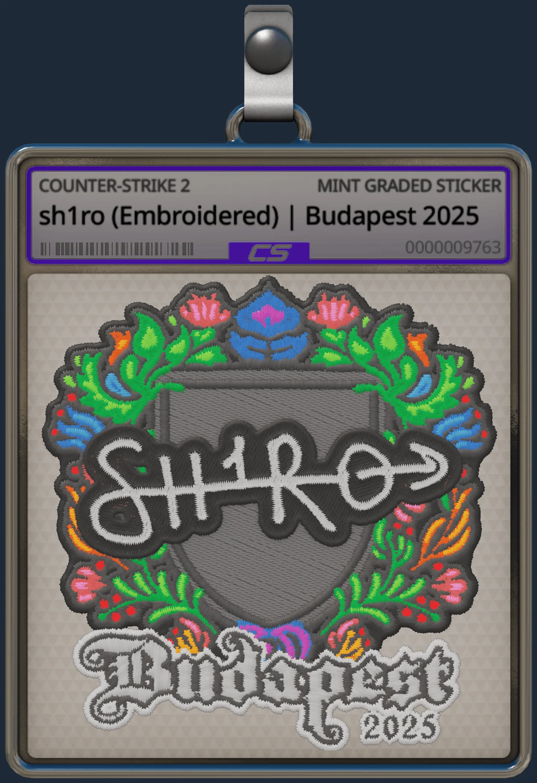 Sticker | sh1ro (Embroidered) | Budapest 2025