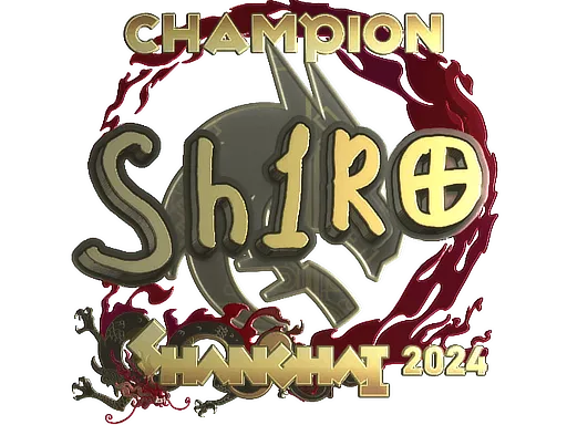 Sticker | sh1ro (Gold, Champion) | Shanghai 2024