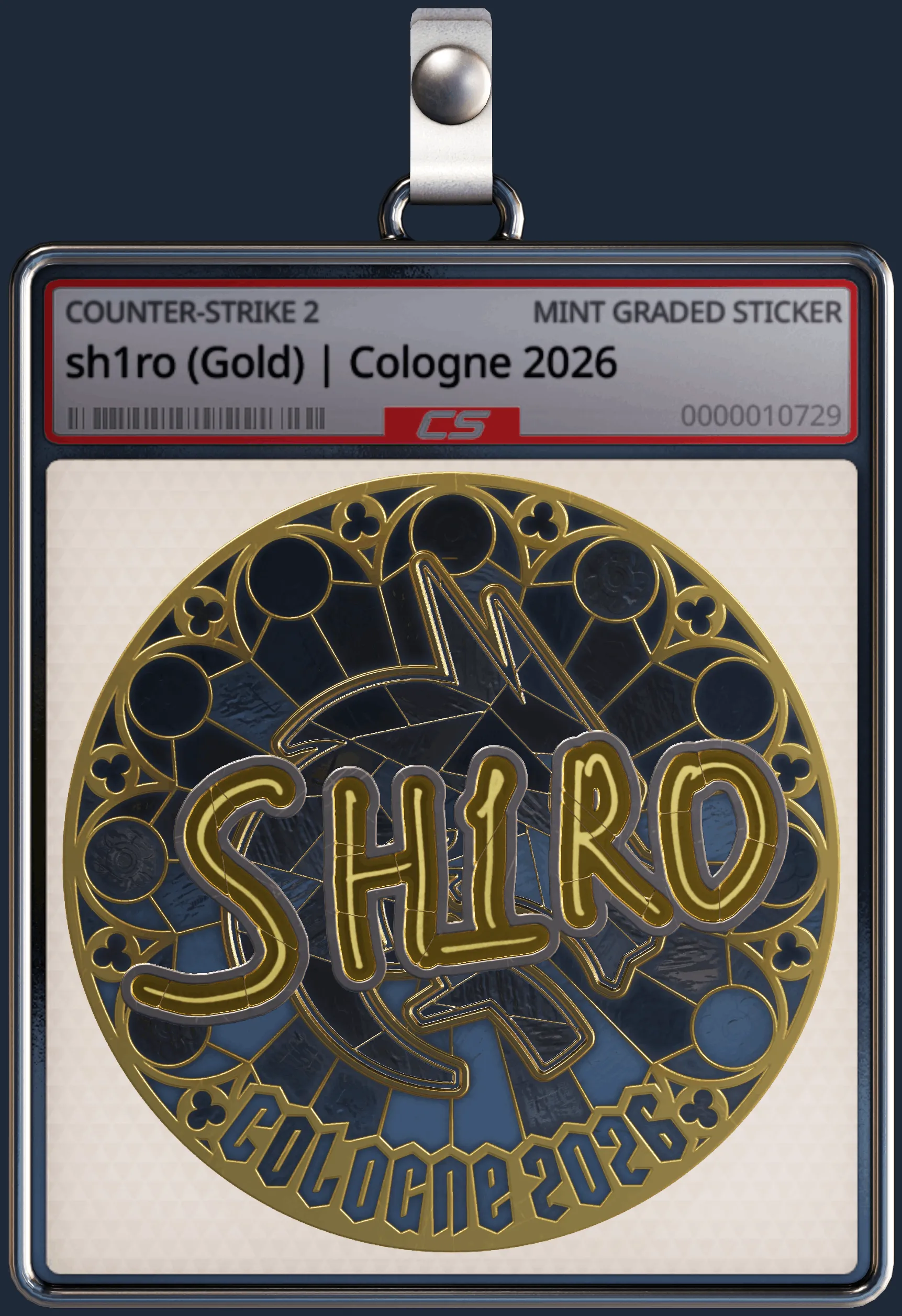 Sticker | sh1ro (Gold) | Cologne 2026