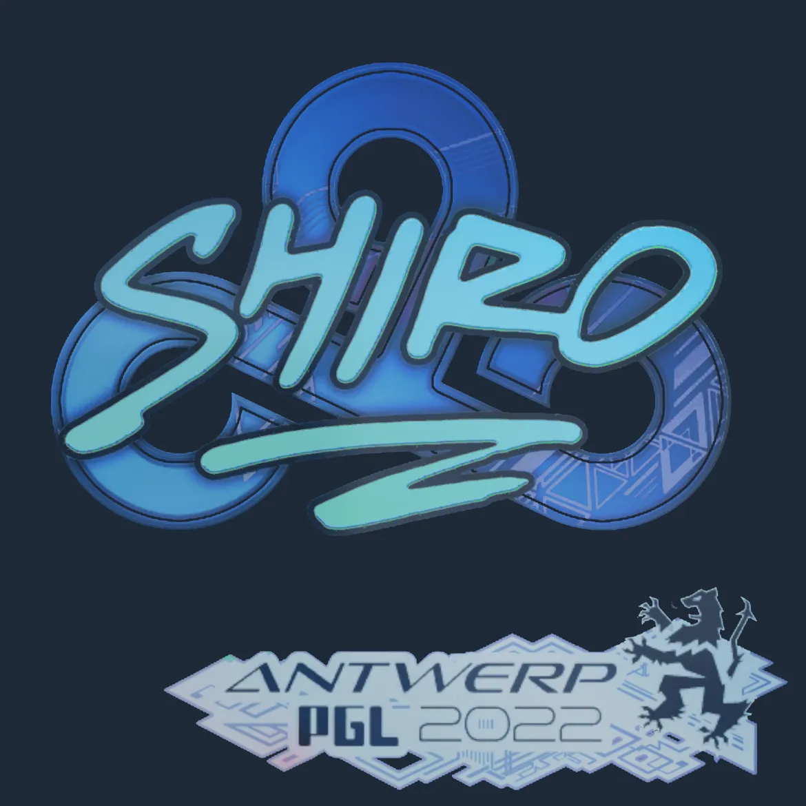 Sticker | sh1ro (Holo) | Antwerp 2022