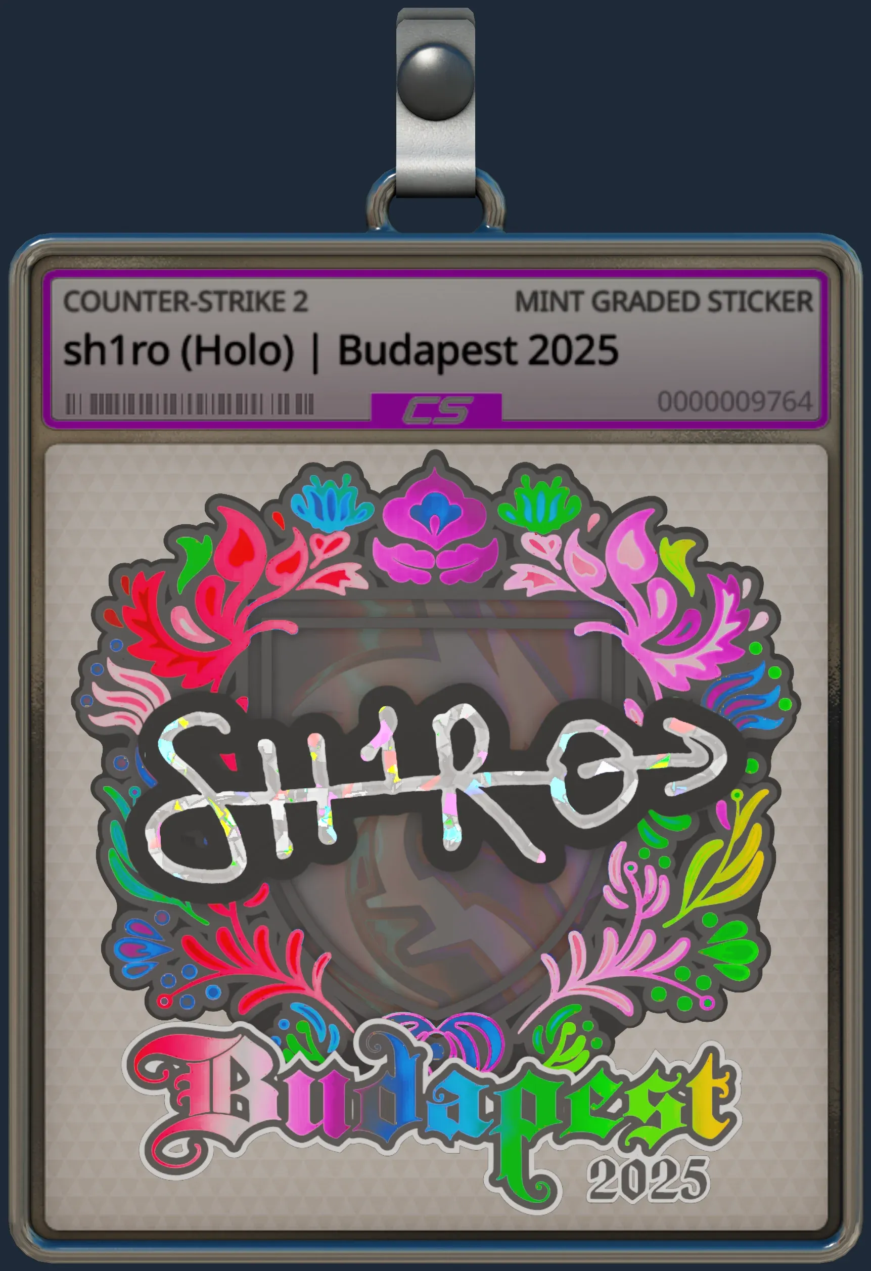 Sticker | sh1ro (Holo) | Budapest 2025