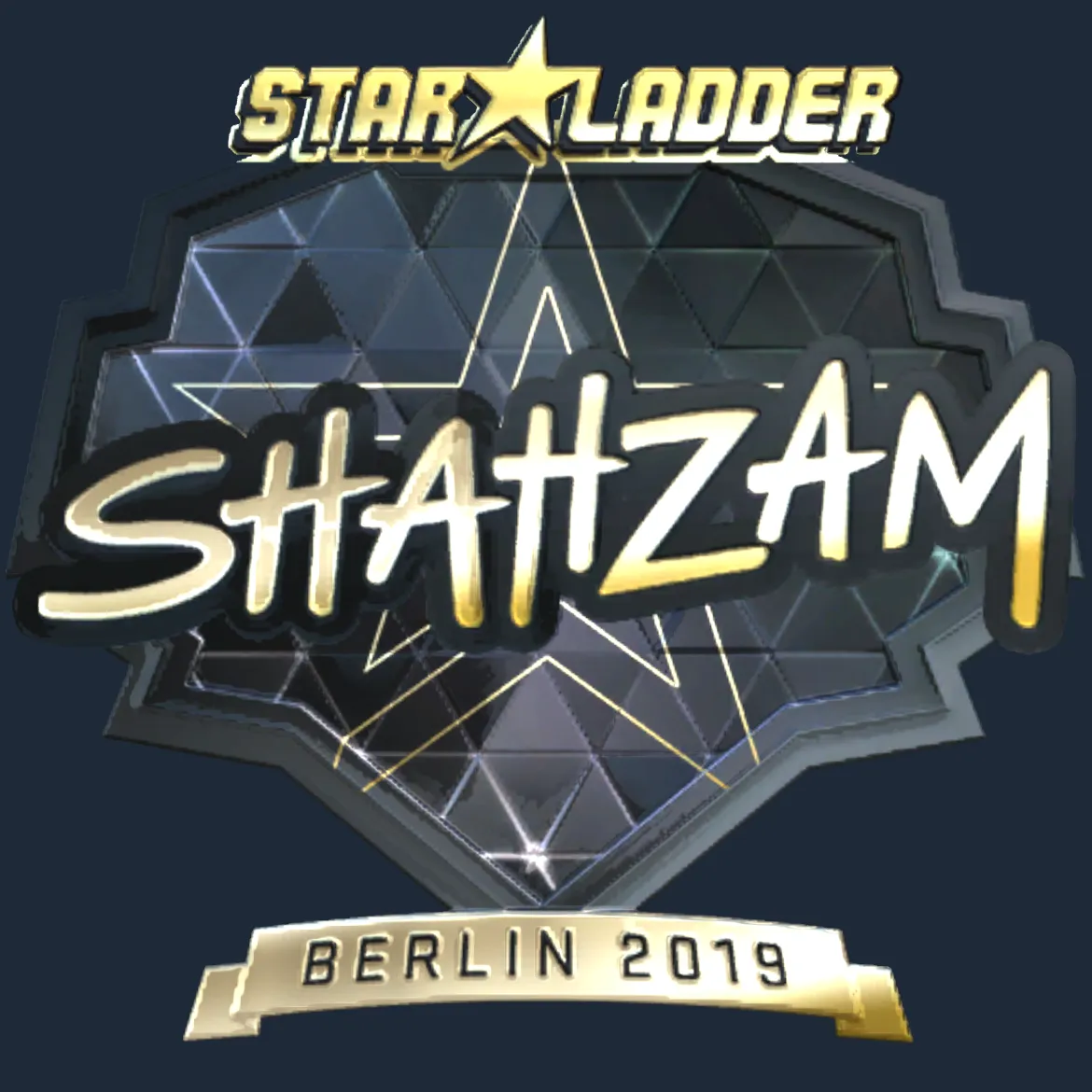 Sticker | ShahZaM (Gold) | Berlin 2019