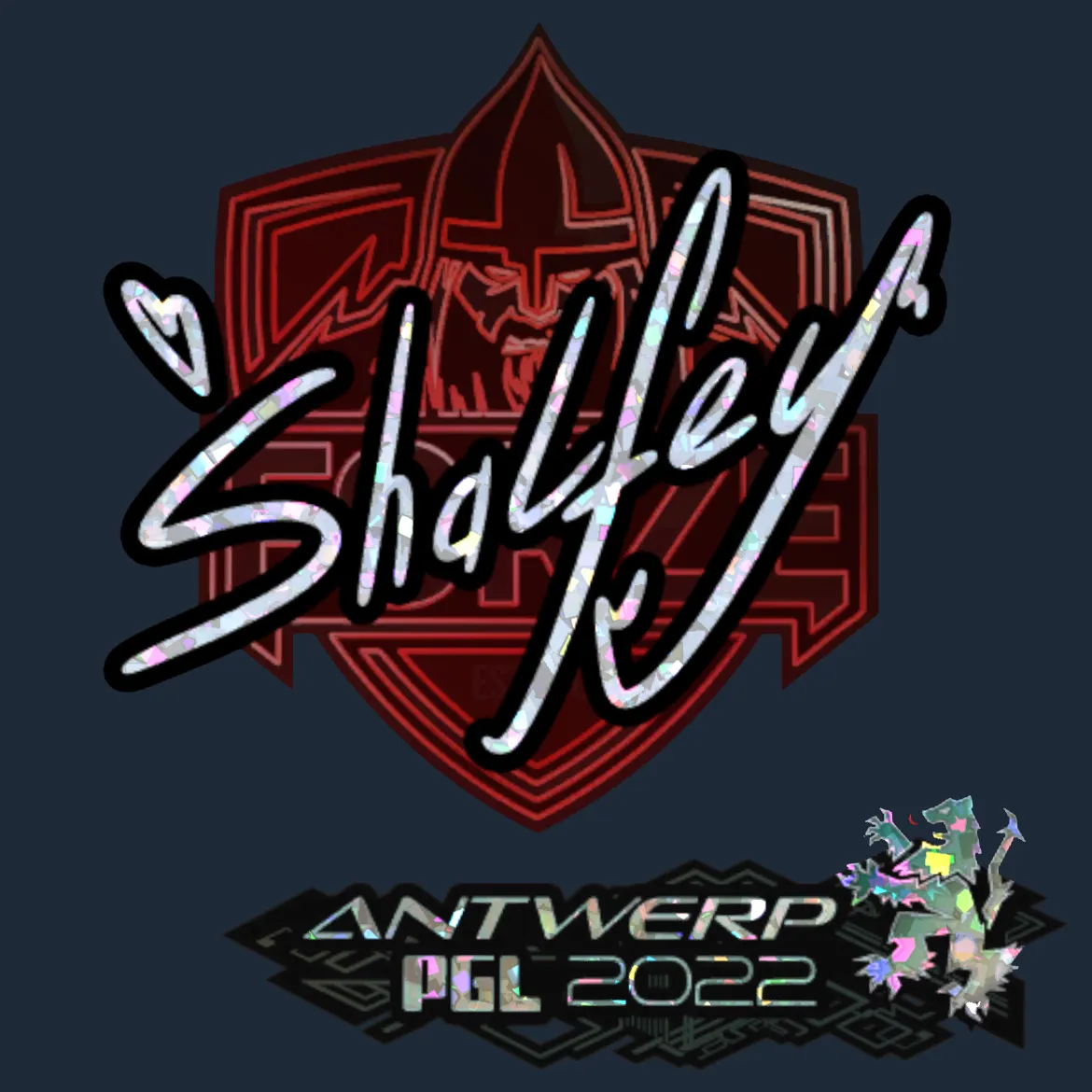 Sticker | shalfey (Glitter) | Antwerp 2022
