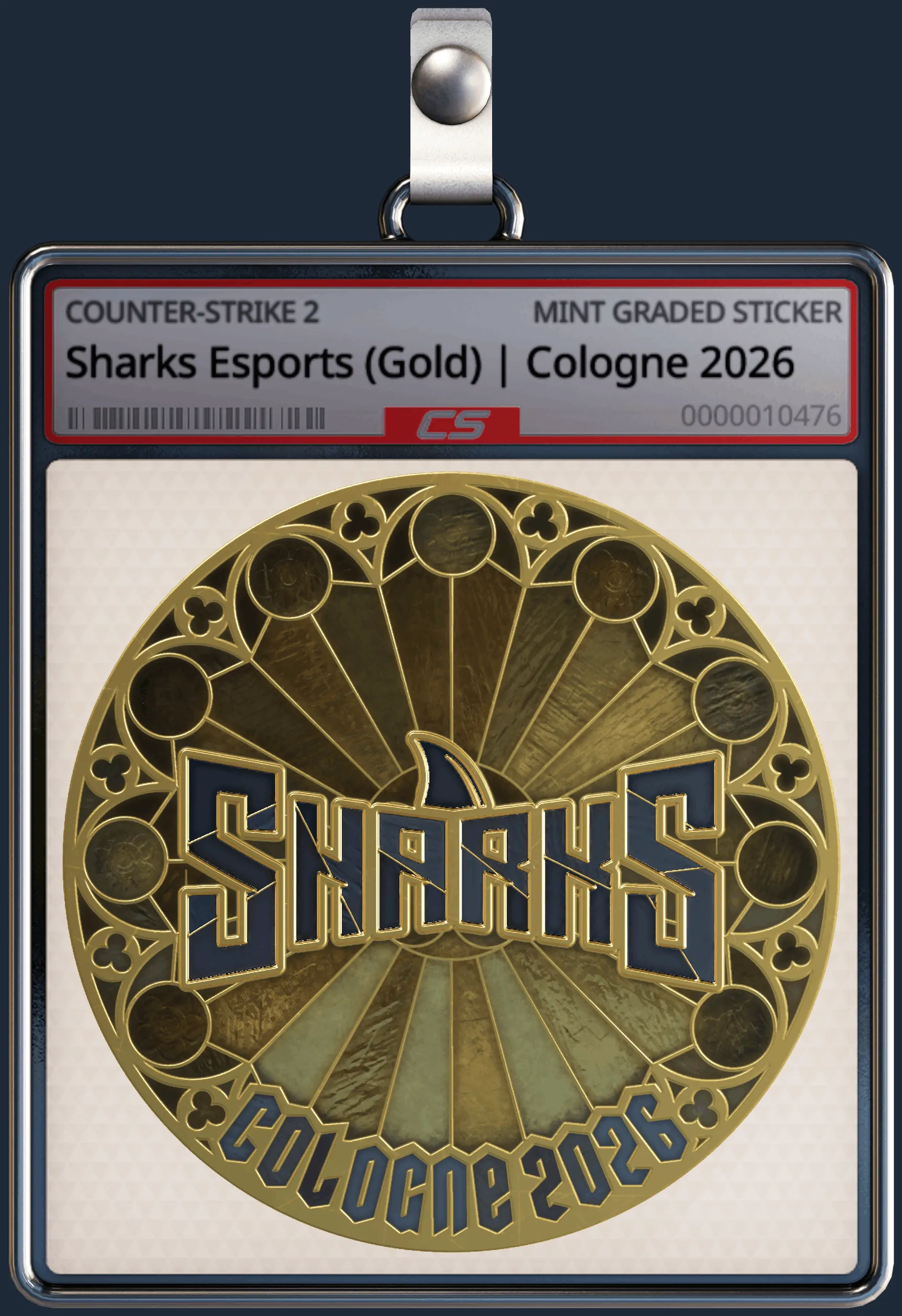 Sticker | Sharks Esports (Gold) | Cologne 2026