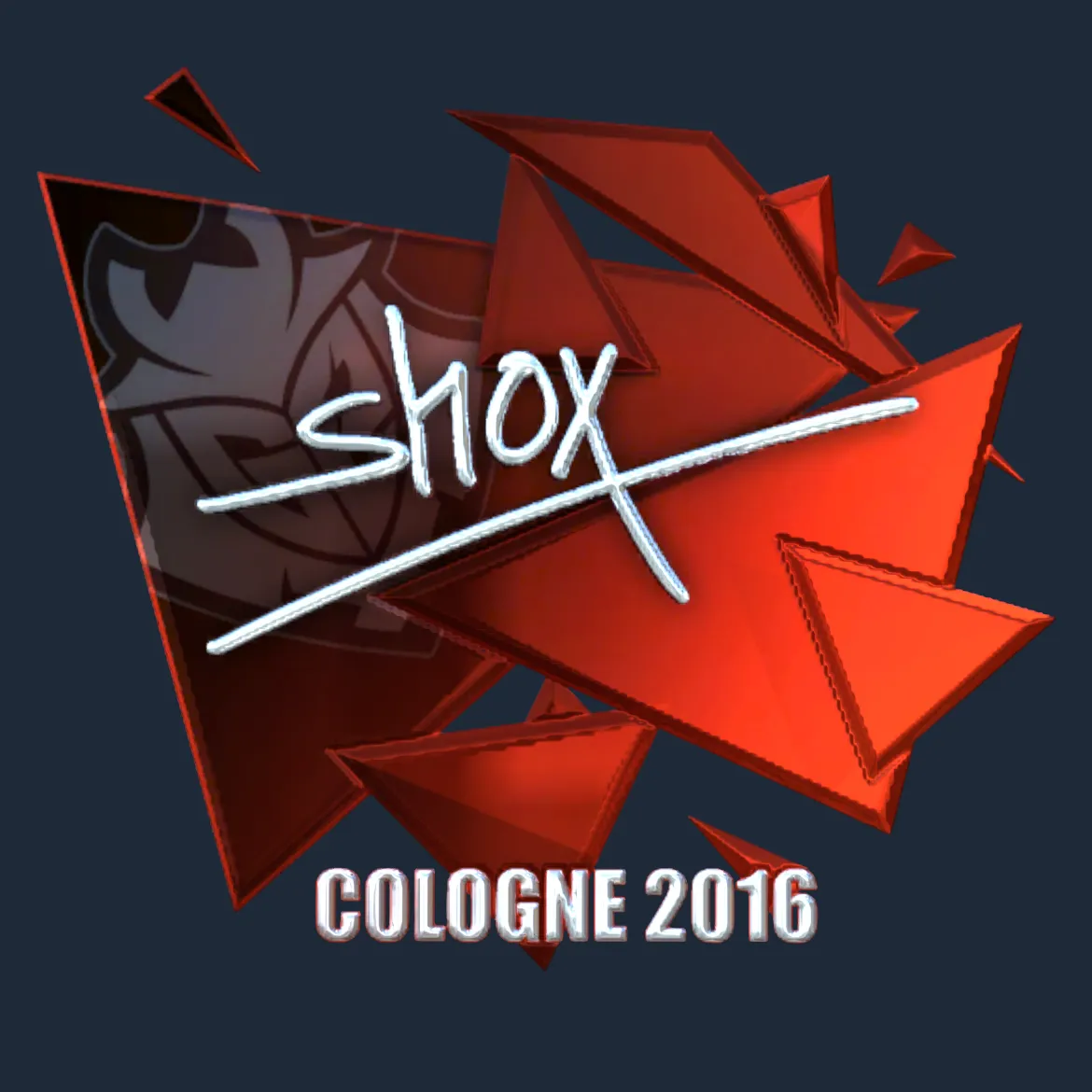 Sticker | shox (Foil) | Cologne 2016