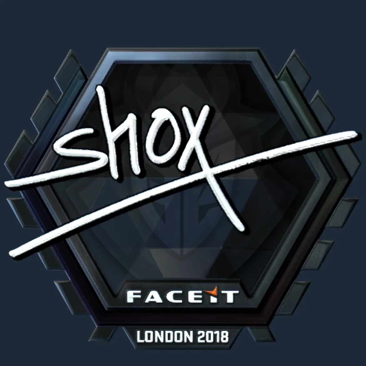 Sticker | shox (Foil) | London 2018