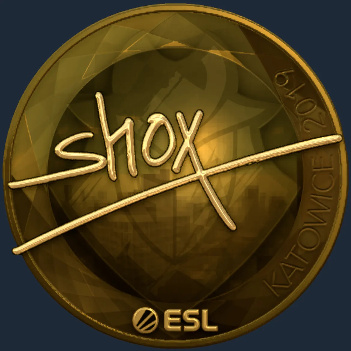 Sticker | shox (Gold) | Katowice 2019