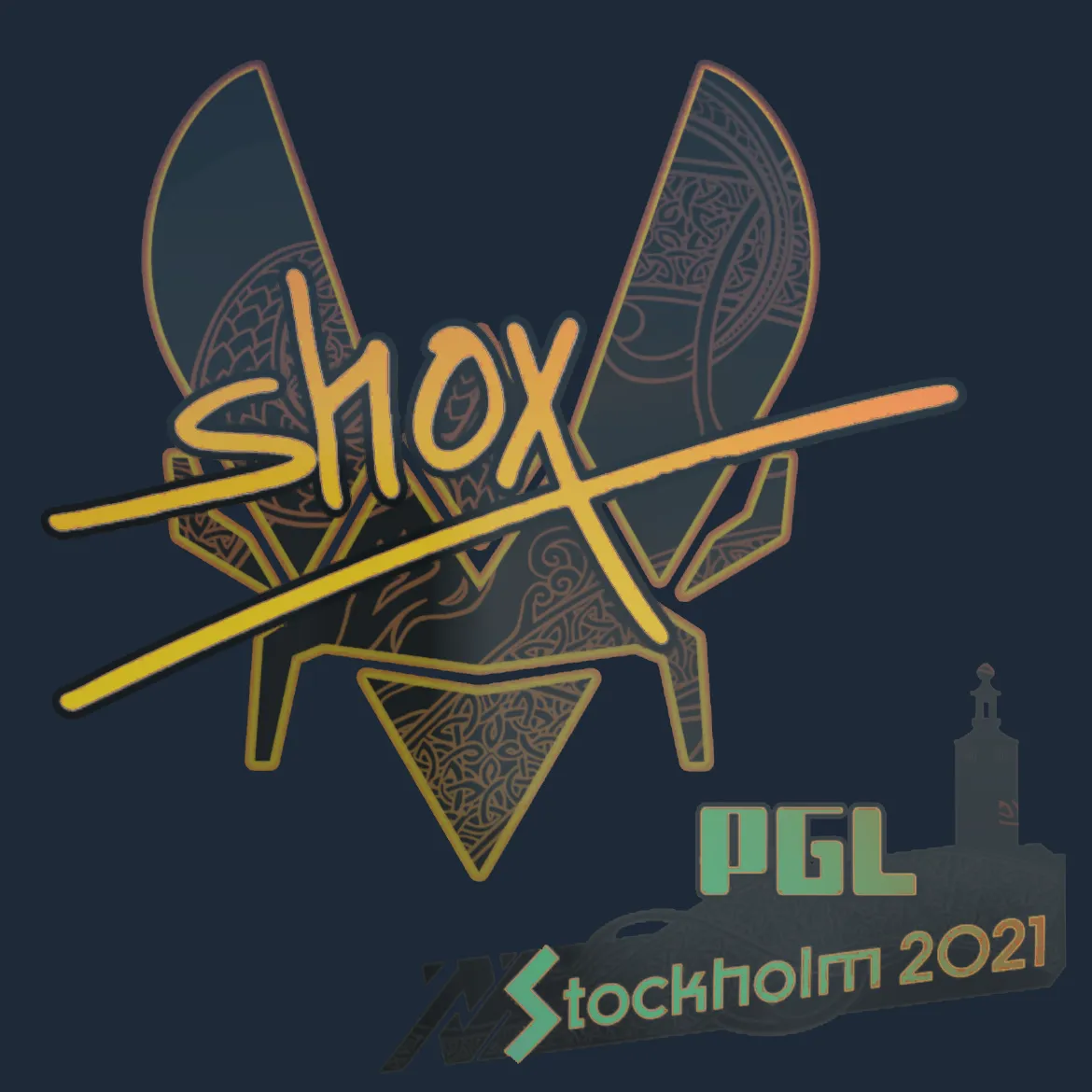 Sticker | shox (Holo) | Stockholm 2021