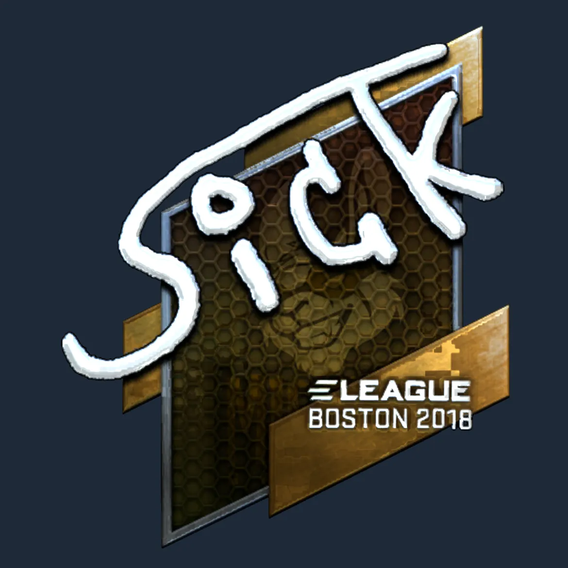 Sticker | SicK (Foil) | Boston 2018