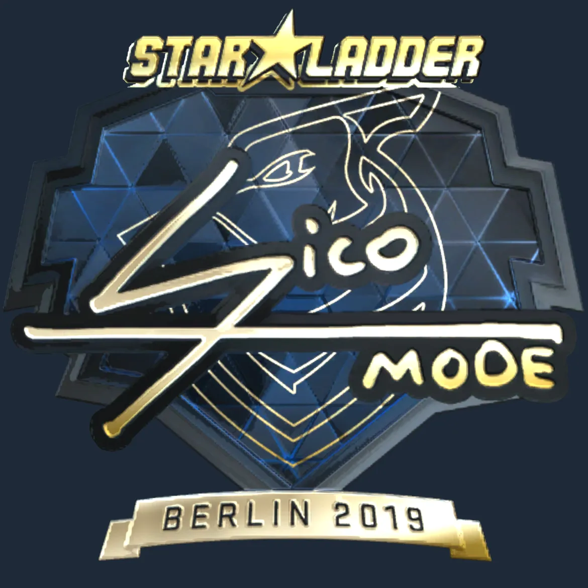Sticker | Sico (Gold) | Berlin 2019