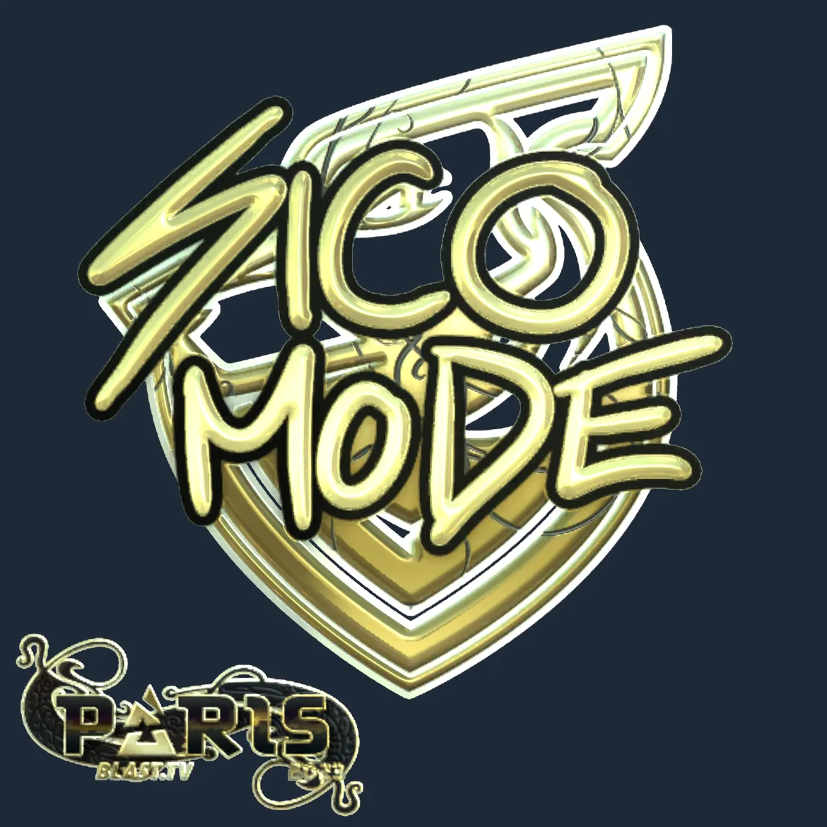 Sticker | Sico (Gold) | Paris 2023